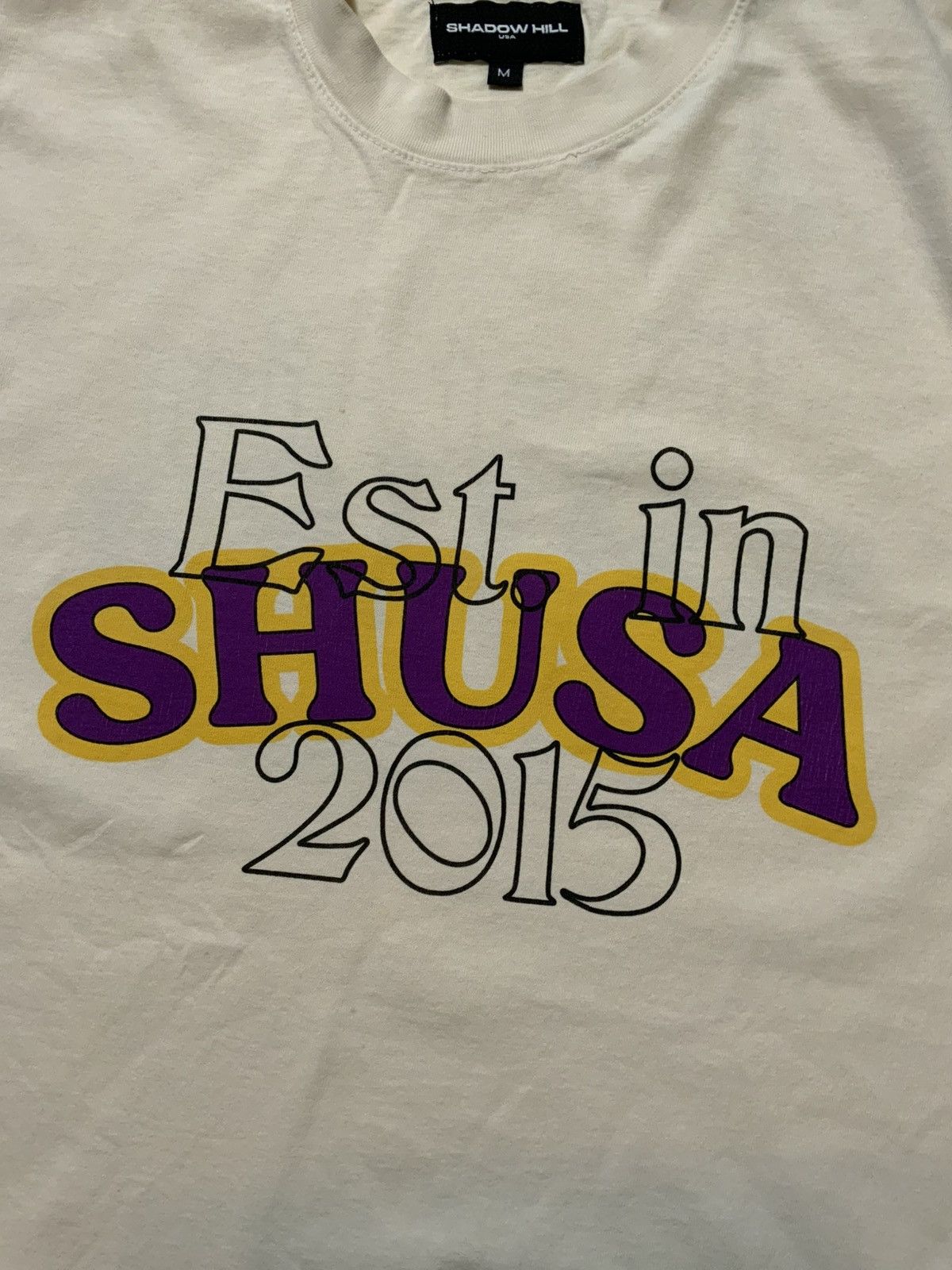 Shadow Hill Shadow Hill USA Established In 2015 Graphic S/S Crew T-Shirt Size US M / EU 48-50 / 2 - 6 Thumbnail