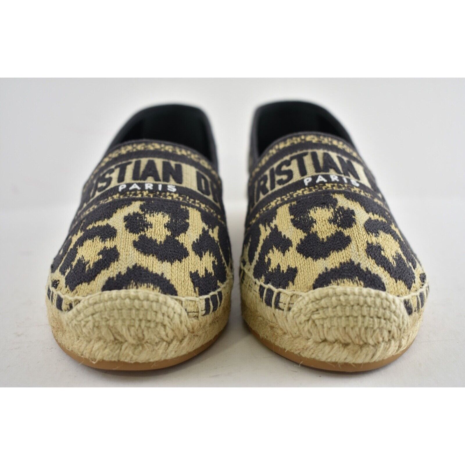 Dior Dior Granville Brown Gold Beige Leopard Logo Size US 5 / IT 35 - 7 Thumbnail