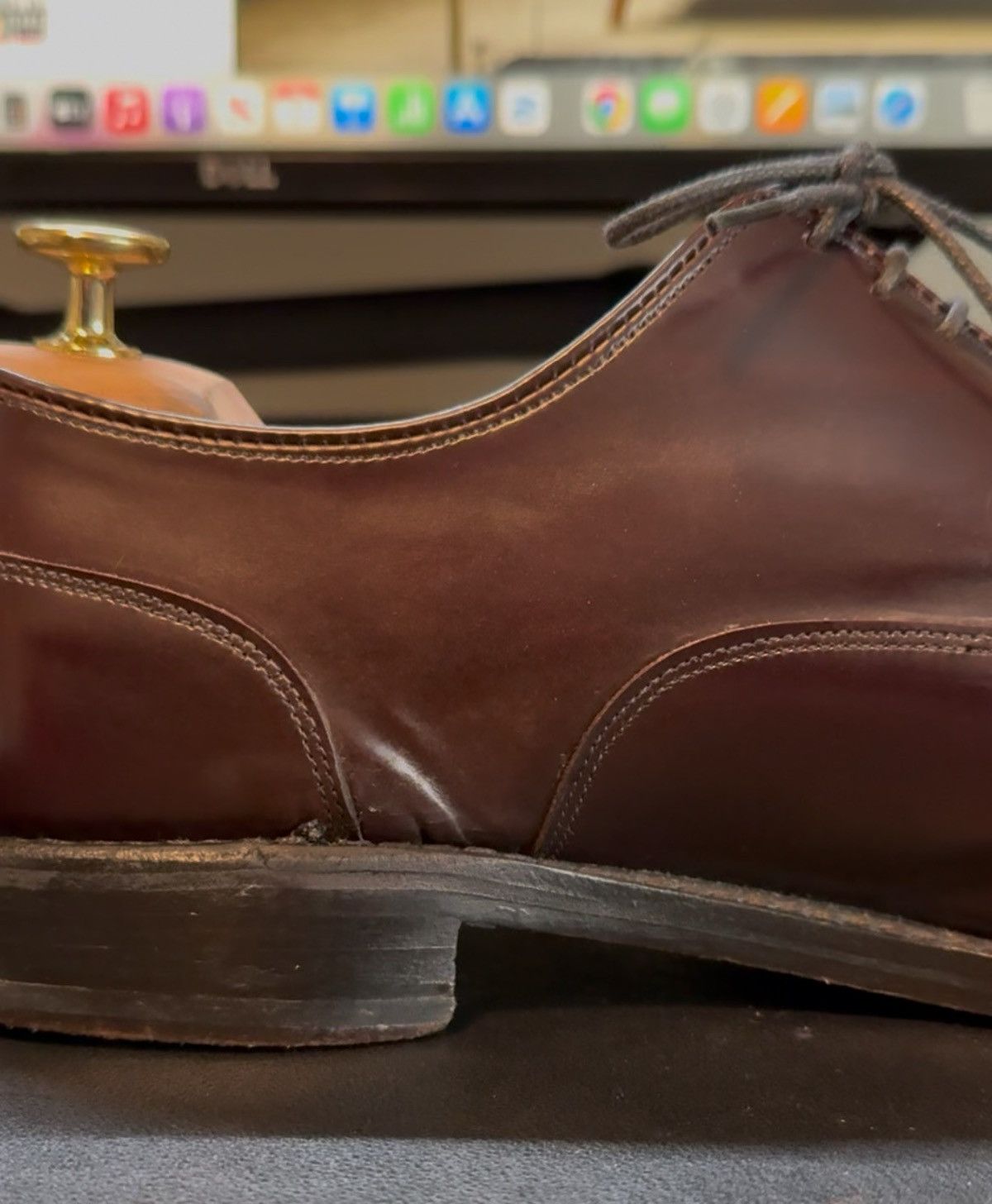 Allen Edmonds Allen Edmonds Bond Street Oxfords – Burgundy (11D) Size US 11 / EU 44 - 9 Thumbnail