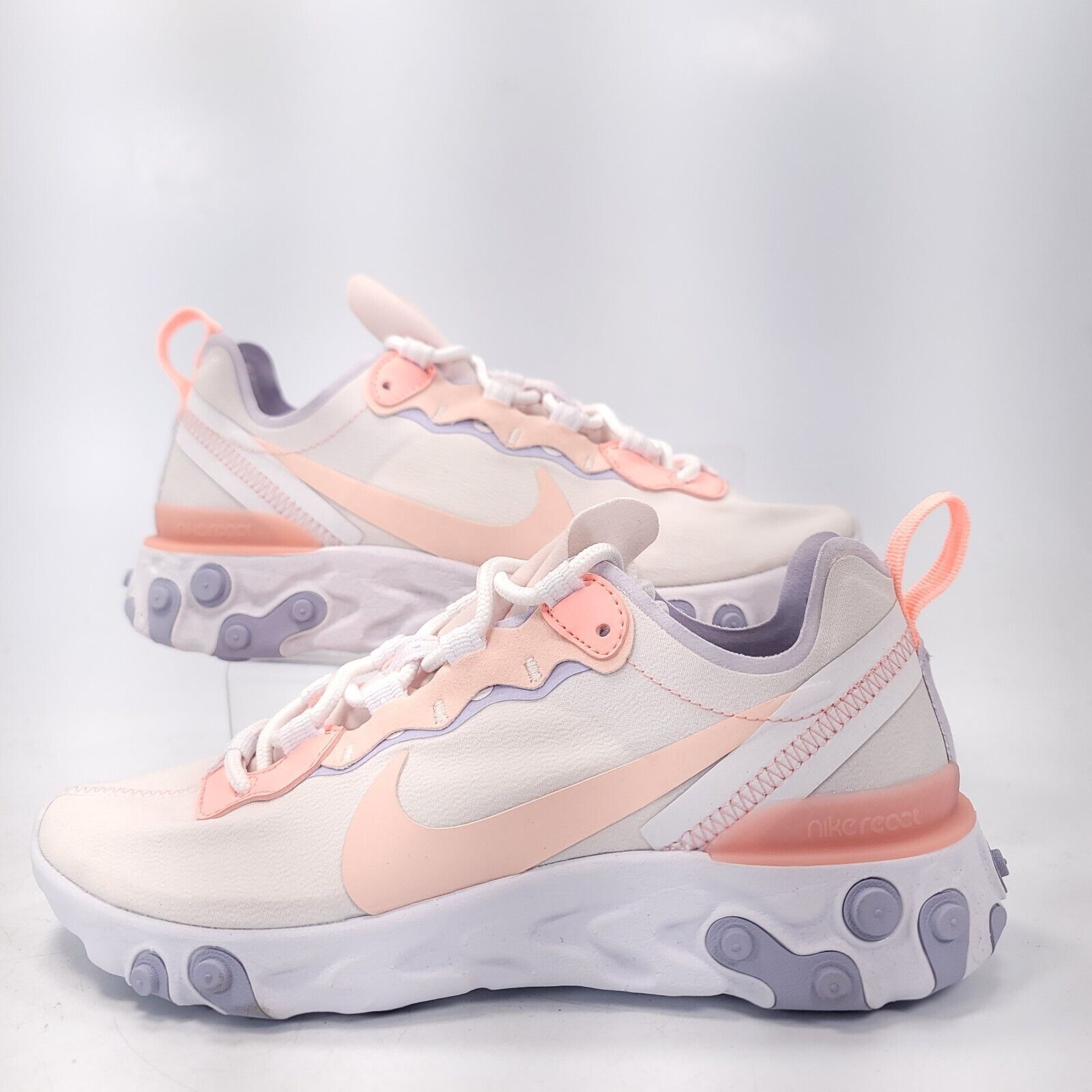 Nike Nike React Element 55 Shoe Womens Size 6 BQ2728-601 Pink Size US 6 / IT 36 - 5 Thumbnail