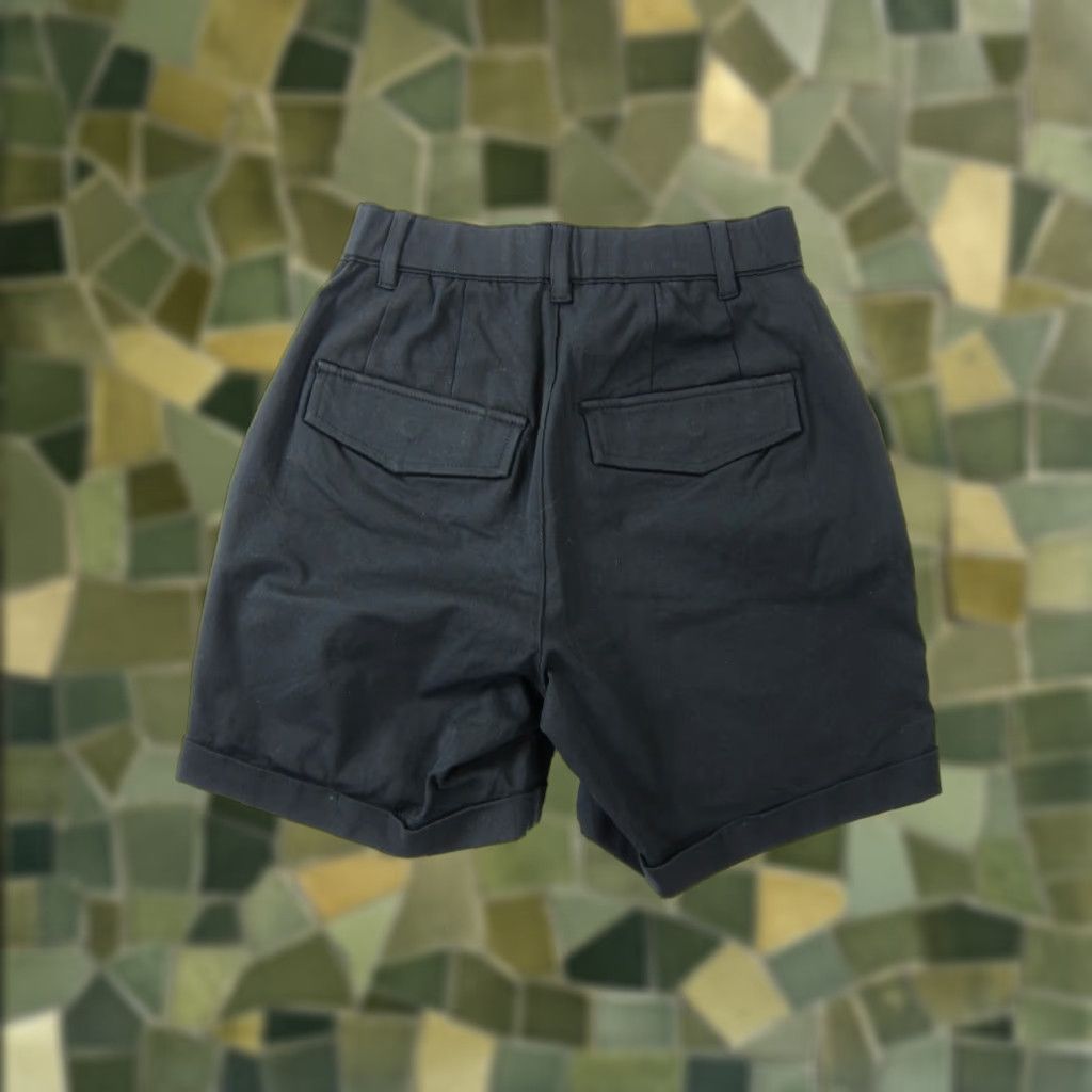 Vintage NWT Universal Standard Black Cotton Stretch High Rise Chino Short 3XS US 2-4 Womens Casual Workwear Shorts Size 26" / US 2 / IT 38 - 1 Thumbnail