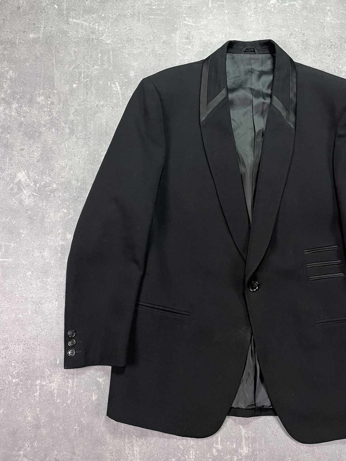 Marithe + Francois Girbaud 80s/90s Marithe Francois Girbaud Momentodue Blazer Jacket Size 42R - 3 Thumbnail
