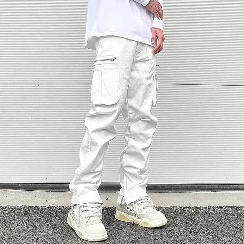 Japanese Brand Vintage jeans with pleats baggy Harajuku style pockets Y2K Size US 32 / EU 48 - 5 Thumbnail
