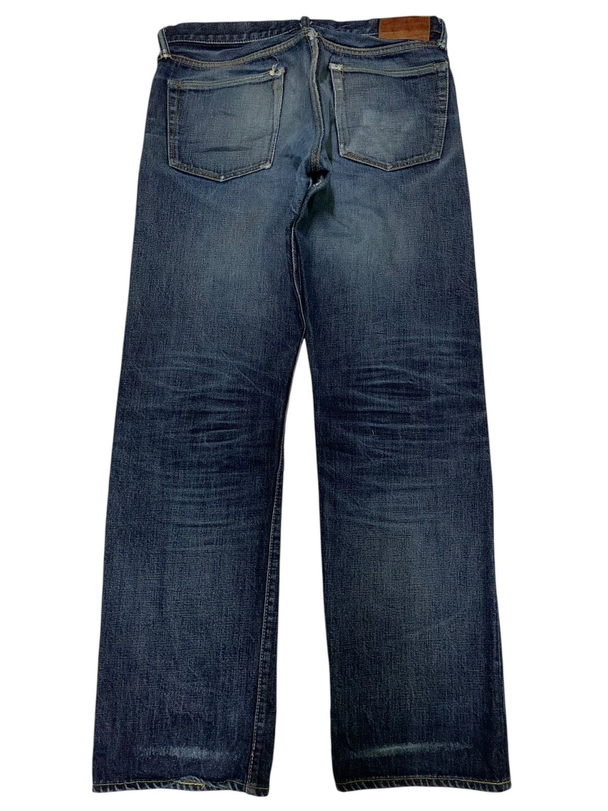 Kapital MOMOTARO SELVEDGE BUTTON FLY FADED DISTRESSED DENIM Size US 33 - 4 Thumbnail