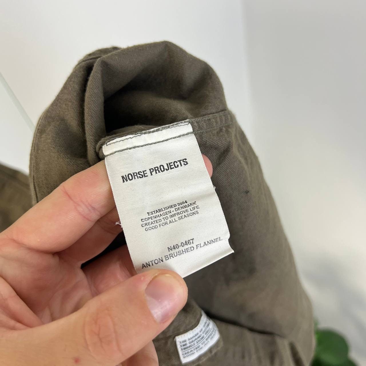 Norse Projects Norse Project Pocket Basic Flannel Button Up Shirt Size US L / EU 52-54 / 3 - 5 Thumbnail
