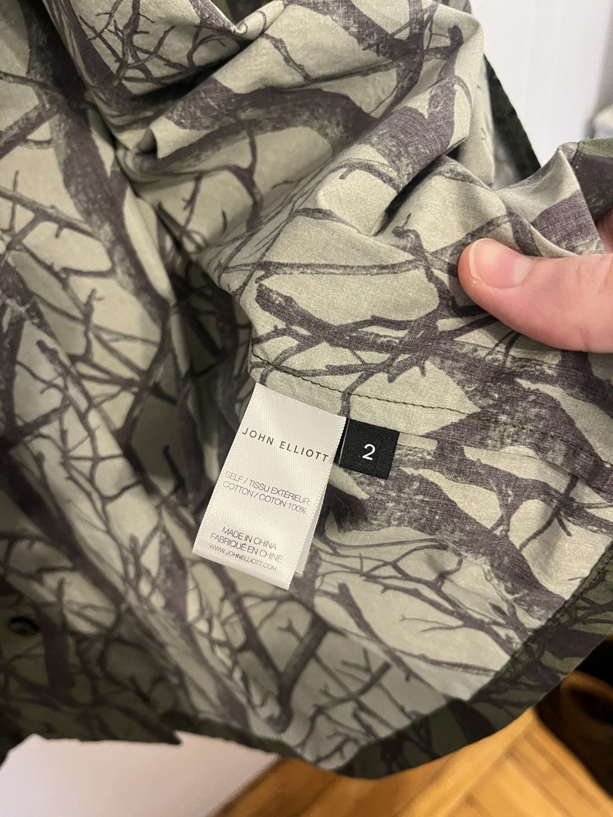 John Elliott Green Tree Camp Canp-collar shirt Size US M / EU 48-50 / 2 - 3 Thumbnail