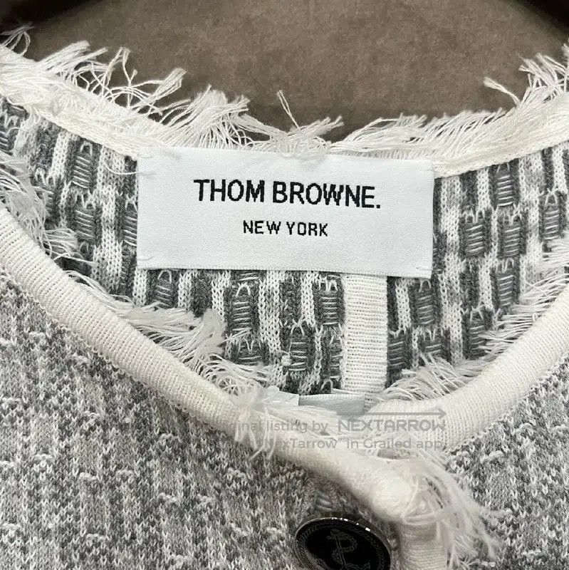 Thom Browne Thom Browne Gray Women's Cardigan . Size M / US 6-8 / IT 42-44 - 3 Thumbnail