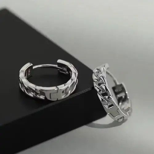 VIBE 💯925 silver vintage punk earrings Size ONE SIZE - 2 Thumbnail