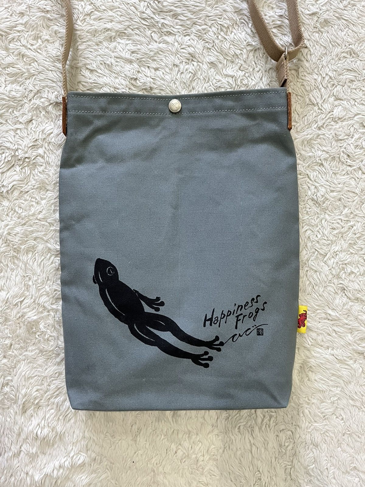 Ichizawa Shinzaburo Hanpu ichizawa shinzaburo hanpu x ki-yan stuzio canvas sling bag Size ONE SIZE - 10 Thumbnail