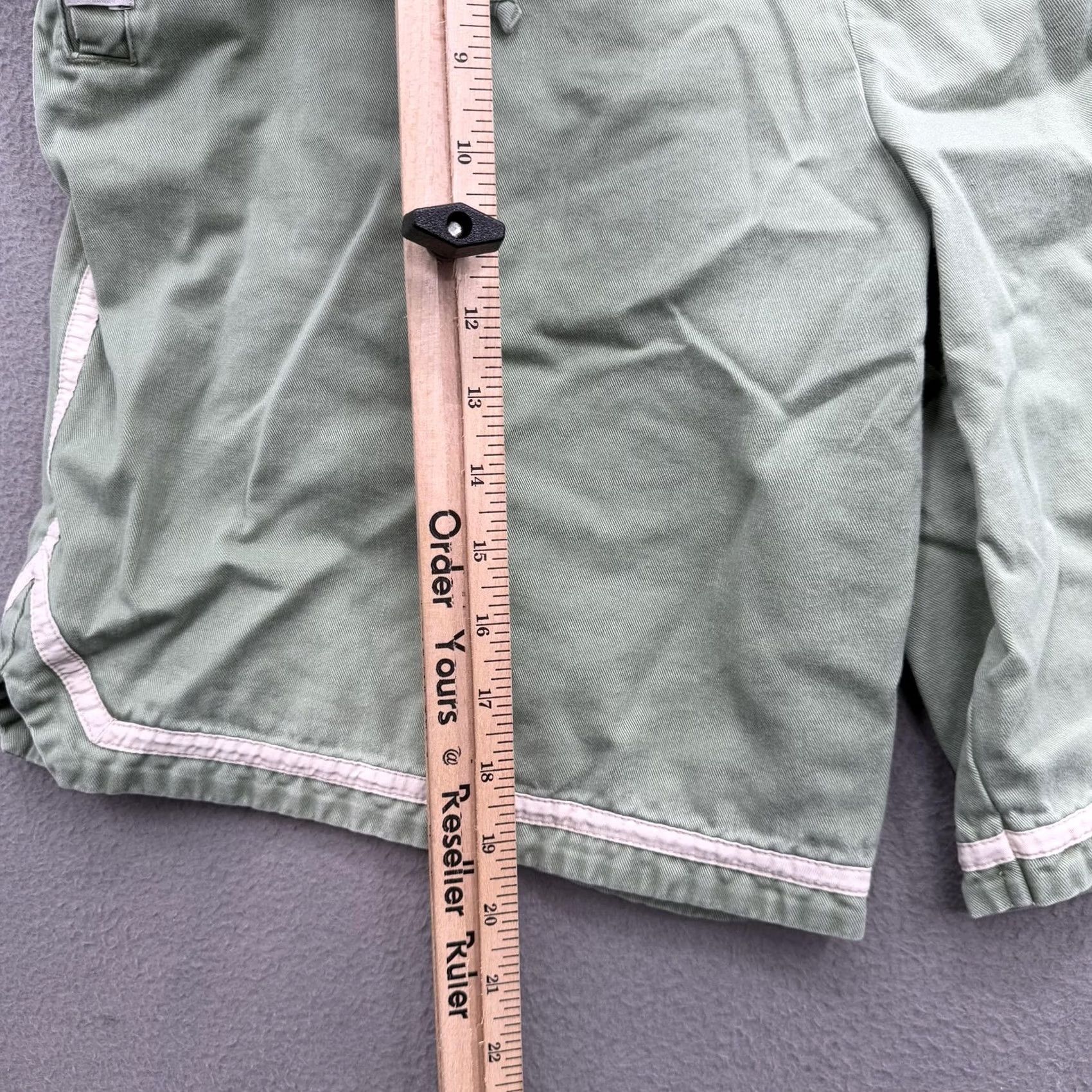 Nike Nike Shorts Mens Large Green NSW N-72 Cotton Track Field Piping Zip Fly Casual Size US 33 - 7 Thumbnail