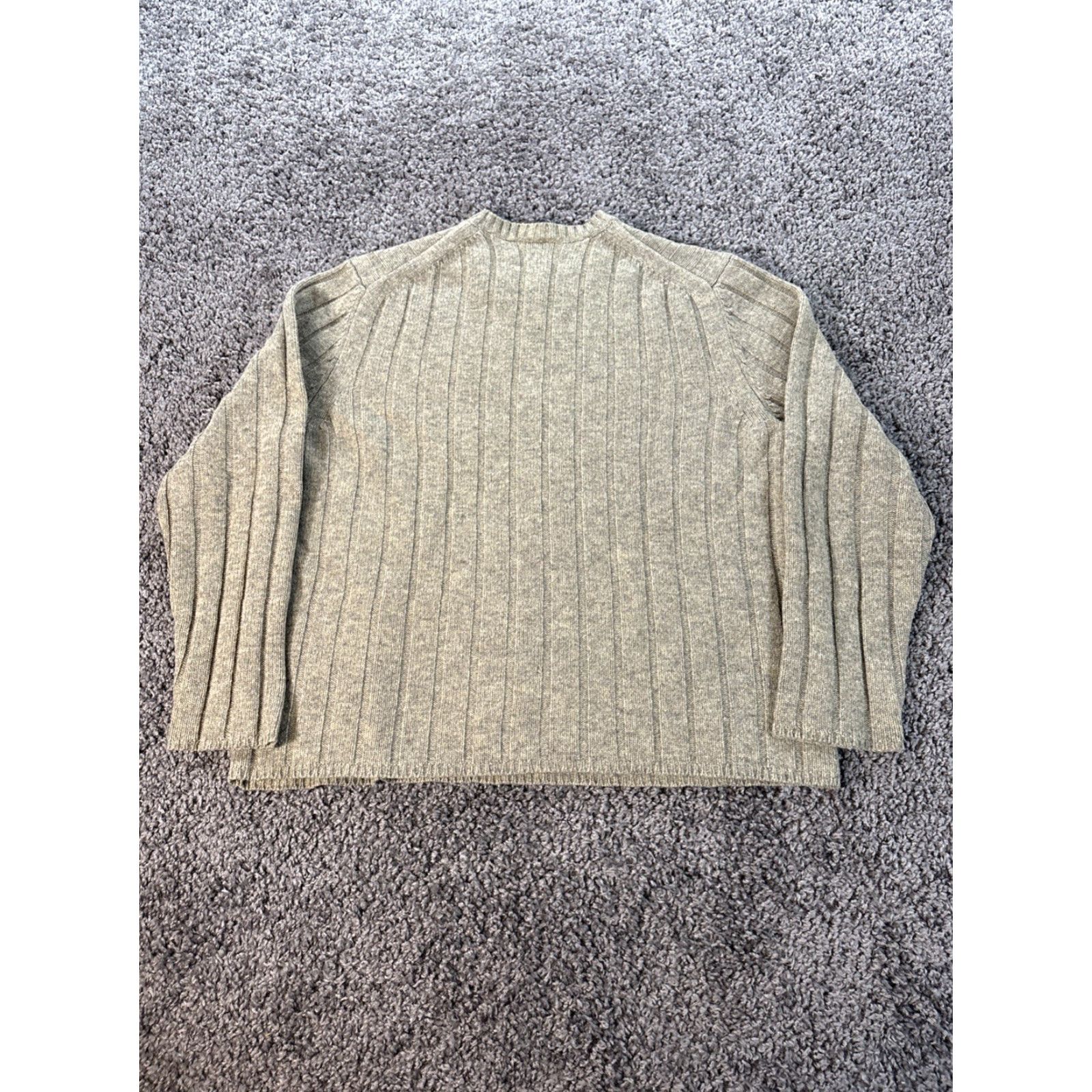Gap VINTAGE Gap Sweater Mens XL Wool Knit Crew Neck 90s Green pullover Ribbed Knit Style Mens Size US XL / EU 56 / 4 - 6 Thumbnail