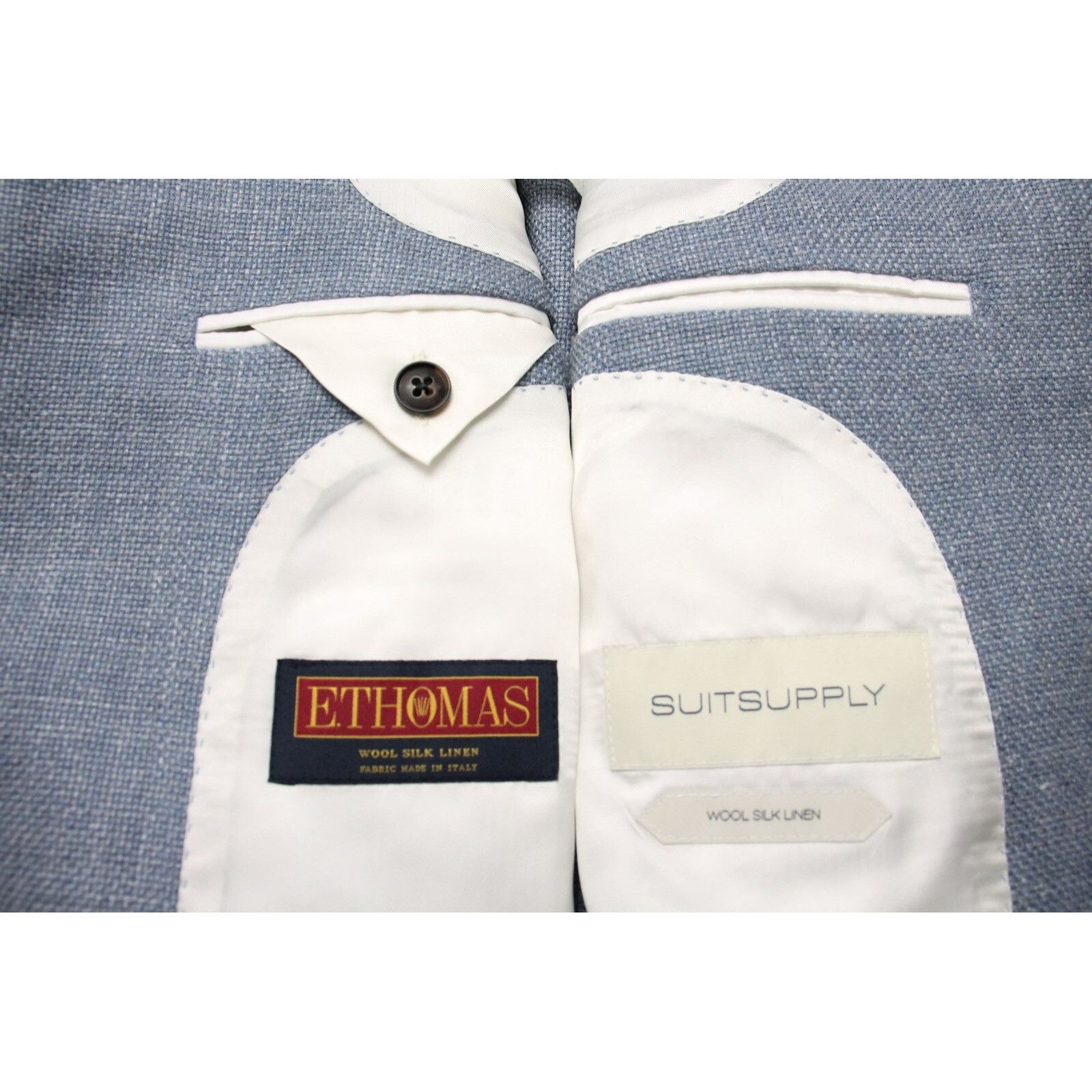 Suitsupply SUITSUPPLY Havana Patch HL Slim Blazer Men's UK 38 Wool Silk Size 38R - 8 Thumbnail