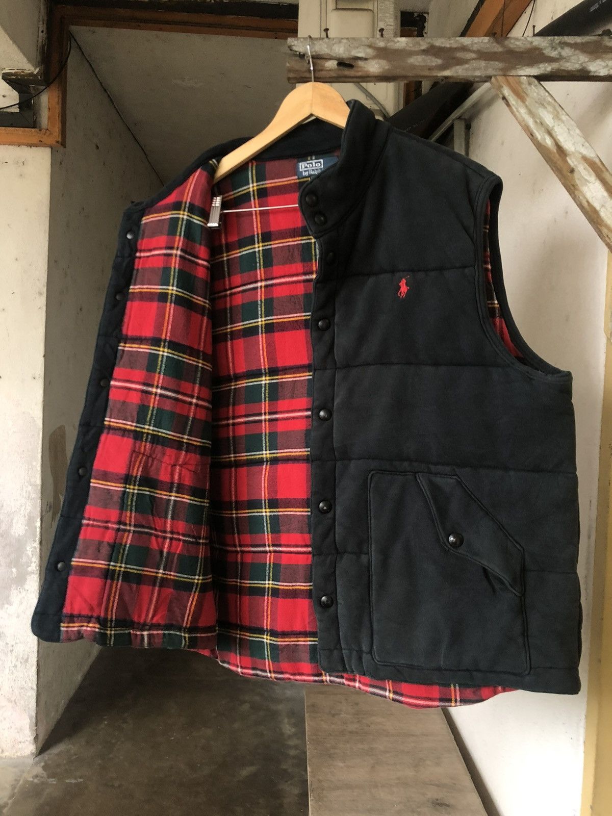 Polo Ralph Lauren Vintage Polo Ralph Lauren Faded Puffer Vest Jacket Size US XXL / EU 58 / 5 - 2 Thumbnail