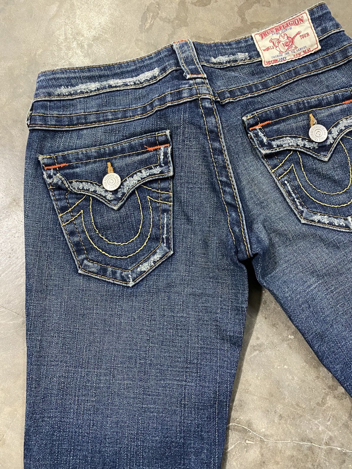 Jean × True Religion × Vintage Flare Jeans True Religion Section Joey @222 Size 26" / US 2 / IT 38 - 4 Thumbnail