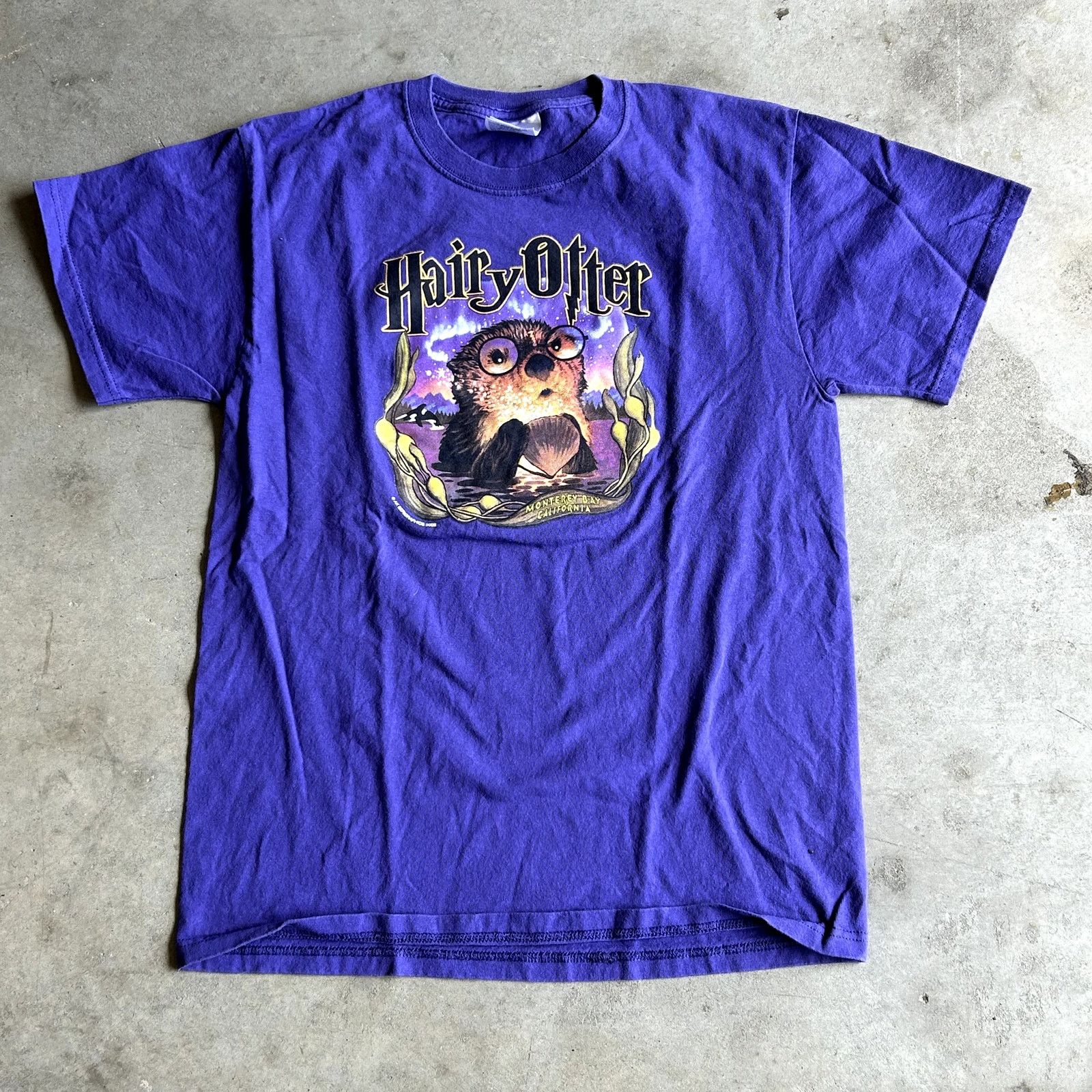 Vintage Y2K Hairy Otter Funny T-Shirt Medium Size US M / EU 48-50 / 2 - 1 Thumbnail