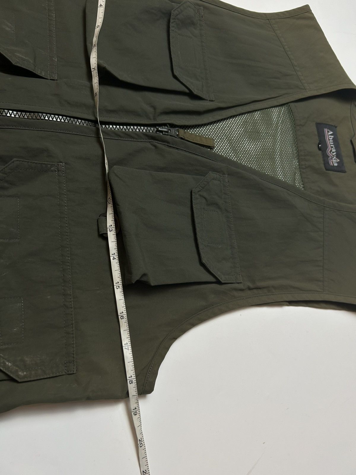 Japanese Brand ABURAYSIA ARMY GREEN VEST Size US S / EU 44-46 / 1 - 5 Thumbnail