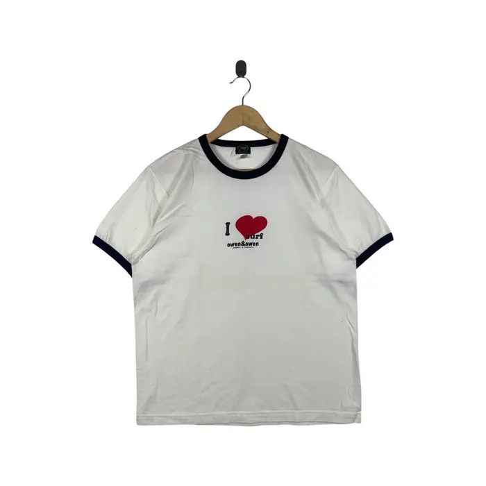 Vintage Vintage OWEN ON OWEN Hawaii Favourite Surf Ringer Tee Shirt Size M / US 6-8 / IT 42-44 - 1 Thumbnail