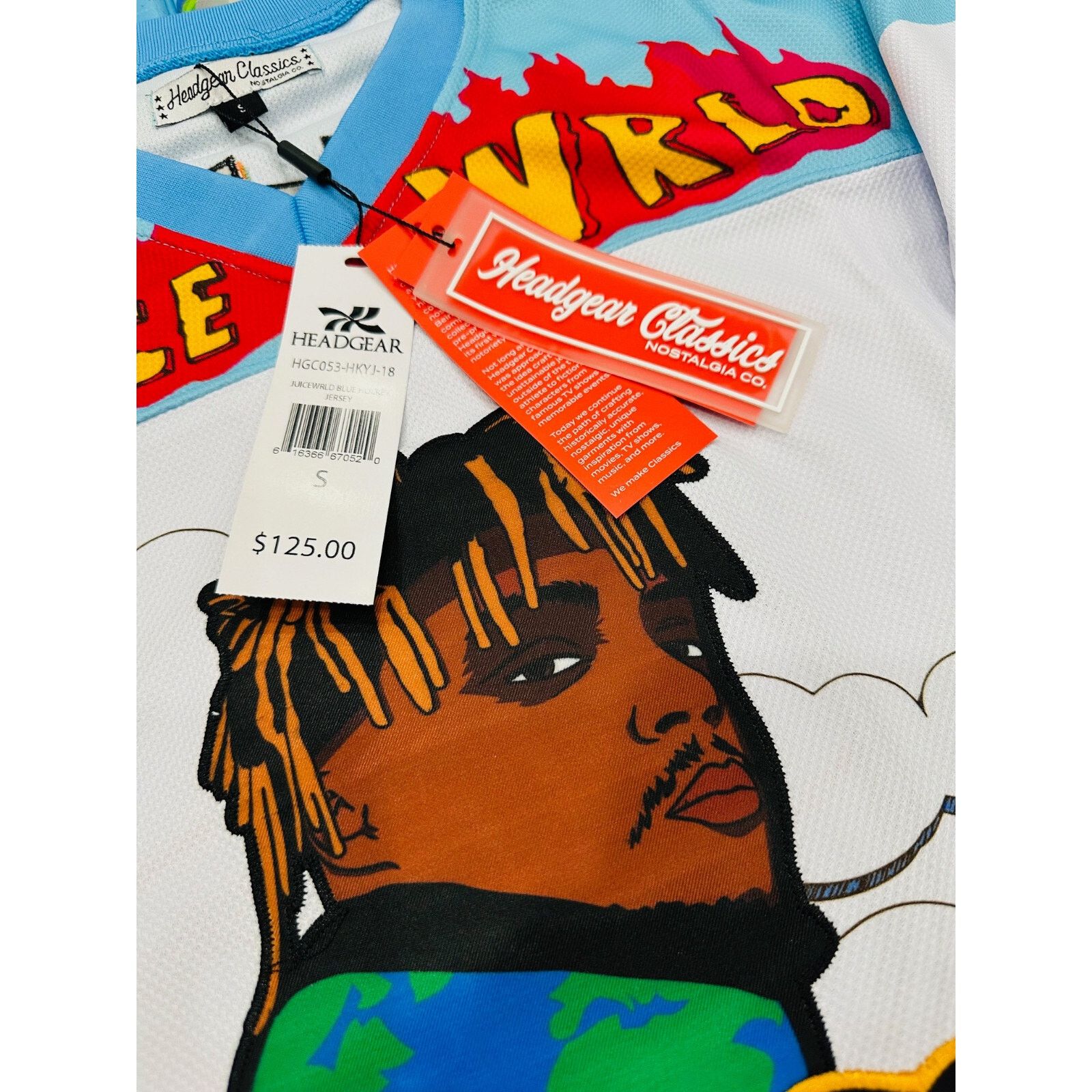 Other Juice Wrld Men's Headgear Classics Embroidered Hockey Jersey Size US XL / EU 56 / 4 - 3 Thumbnail