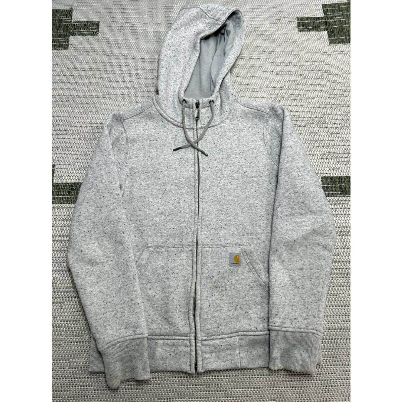 Carhartt Carhartt Clarksburg Full Zip Sweatshirt Womens XS Gray Cotton Hooded Relaxed Fit Size XS / US 0-2 / IT 36-38 - 2 Thumbnail