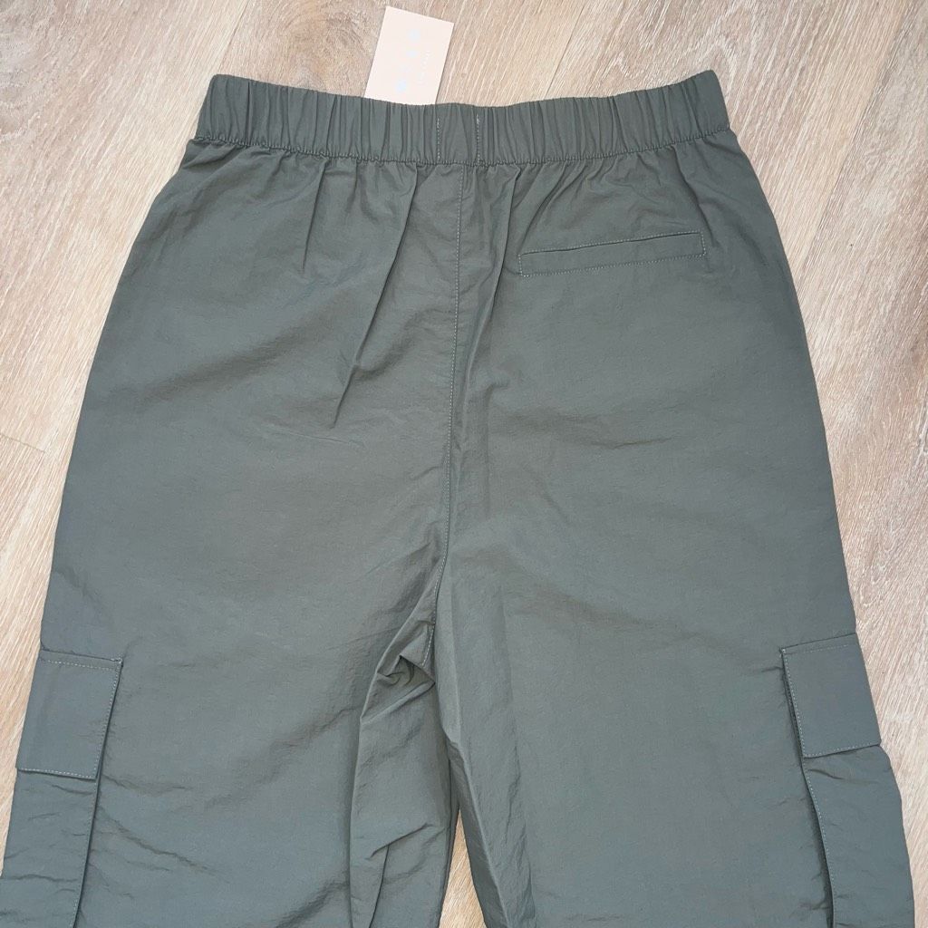 ASTR The Label WILO the Label Anthropologie Parachute Fly Cargo Wide Leg Pants Olive, Women’s S Size 26" / US 2 / IT 38 - 8 Thumbnail