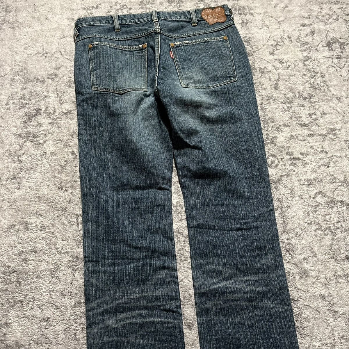 Number (N)ine Number (N)ine SS03 Kurt Cobain Patchwork Blue Jeans | 30 Size US 30 / EU 46 - 7 Thumbnail