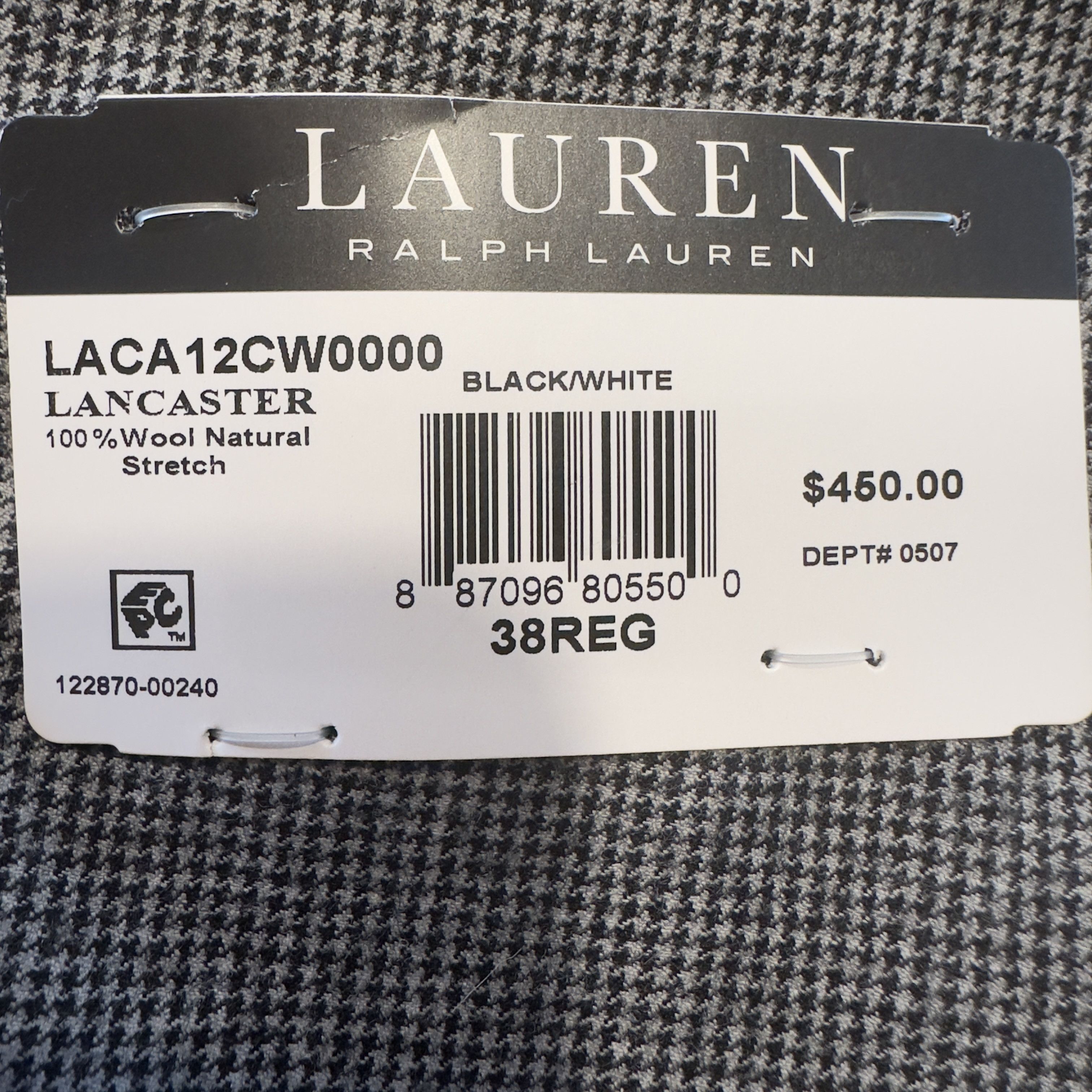 Ralph Lauren RALPH LAUREN Blazer Sport Coat Jacket 38R Wool Gray Size 38R - 9 Thumbnail