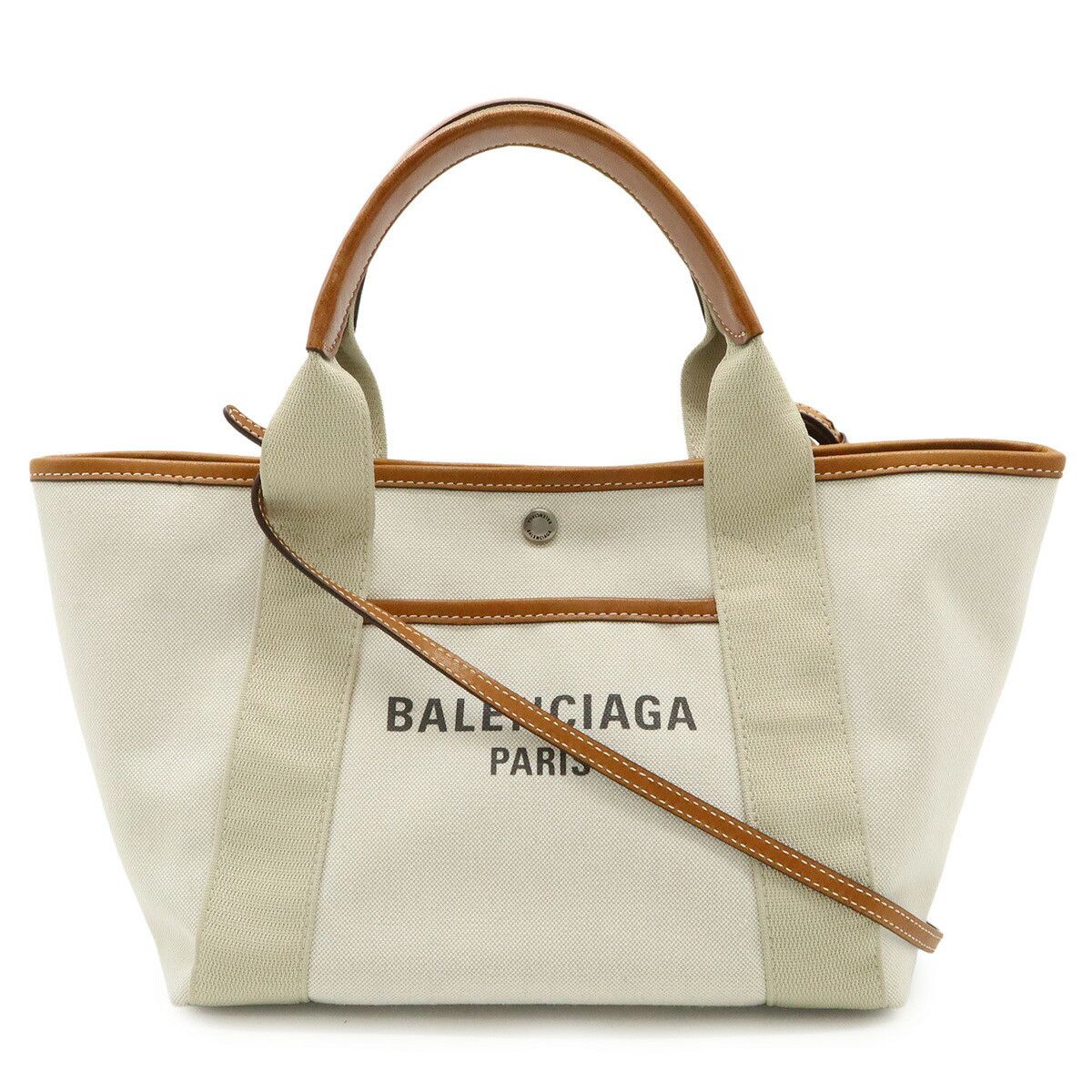 Balenciaga Balenciaga Balenciaga Biarritz Canvas 2way Bag Textile Shoulder Bag DUTY FREE for USA Size ONE SIZE - 1 Thumbnail