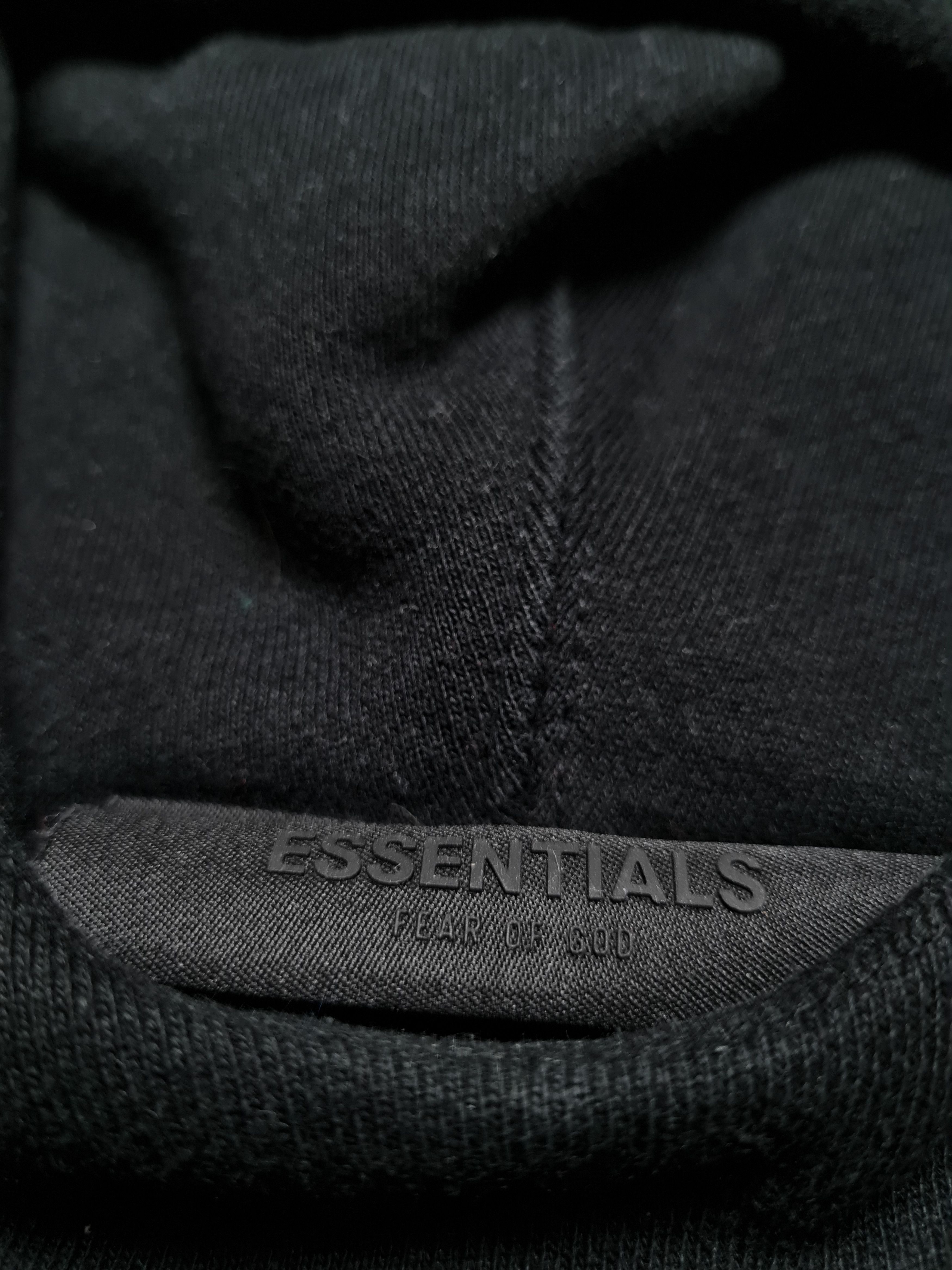 Essentials Womens Essential Fear Of God Pullover Jet Black Hoodie Size XS / US 0-2 / IT 36-38 - 10 Thumbnail