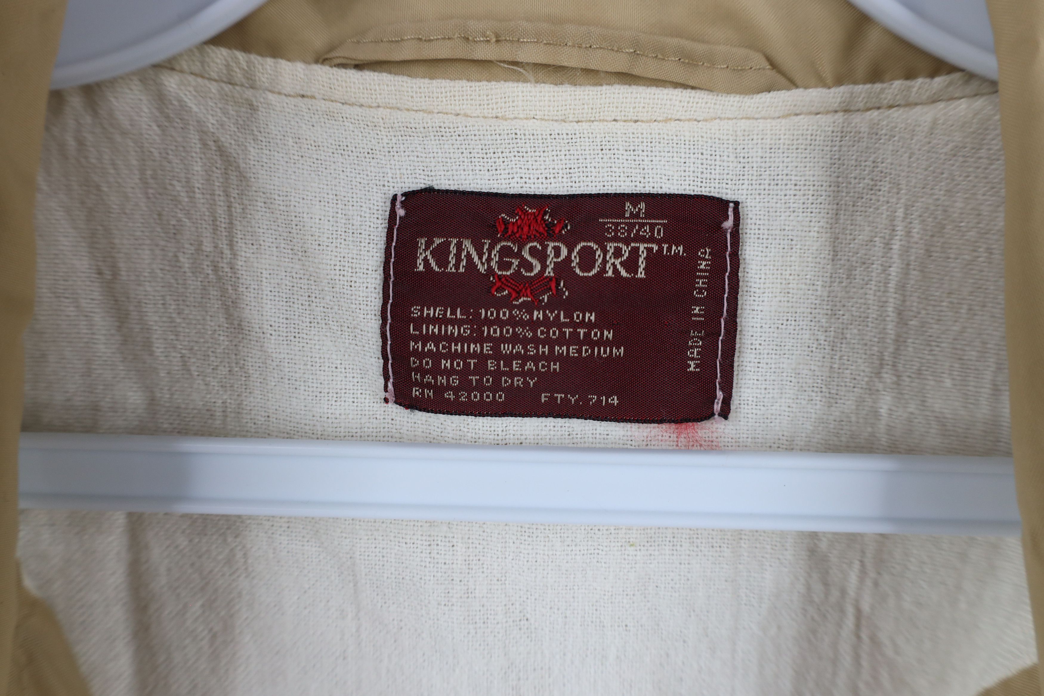 Vintage Vintage 70s Streetwear Coaches Windbreaker Jacket Beige Size US M / EU 48-50 / 2 - 7 Thumbnail