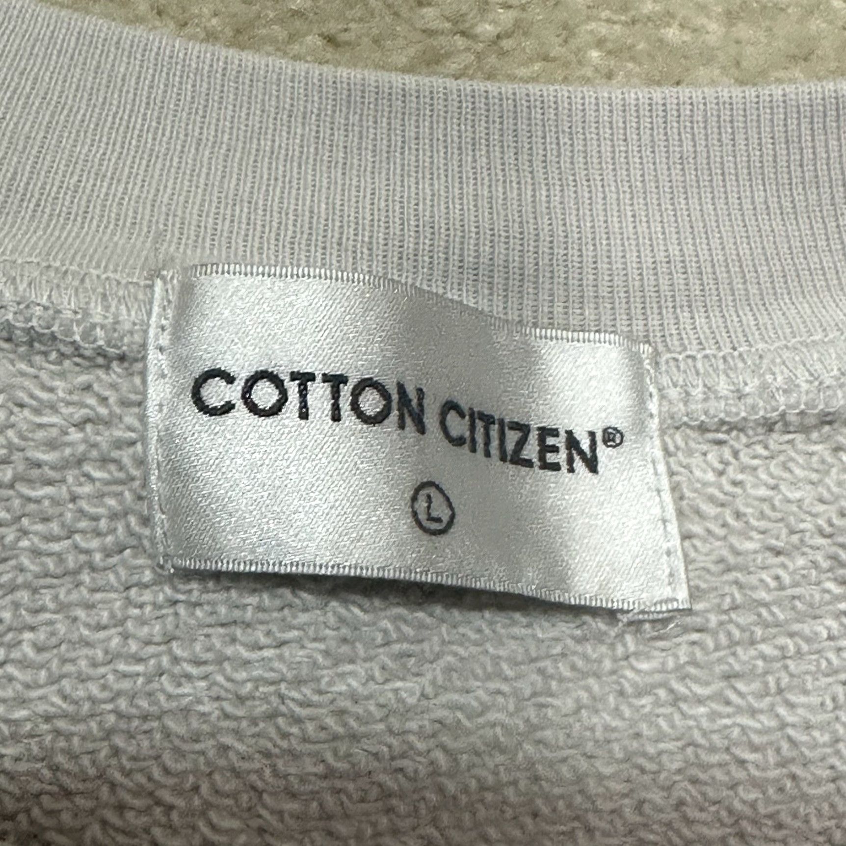 Vintage Cotton Citizen Sweatshirt Mens Large Gray Embroidered Crewneck Size US L / EU 52-54 / 3 - 4 Thumbnail