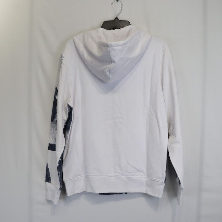 Alexander McQueen o1rshd1 ***Defect / Printed Hoodie in Navy and White Size US M / EU 48-50 / 2 - 9 Thumbnail