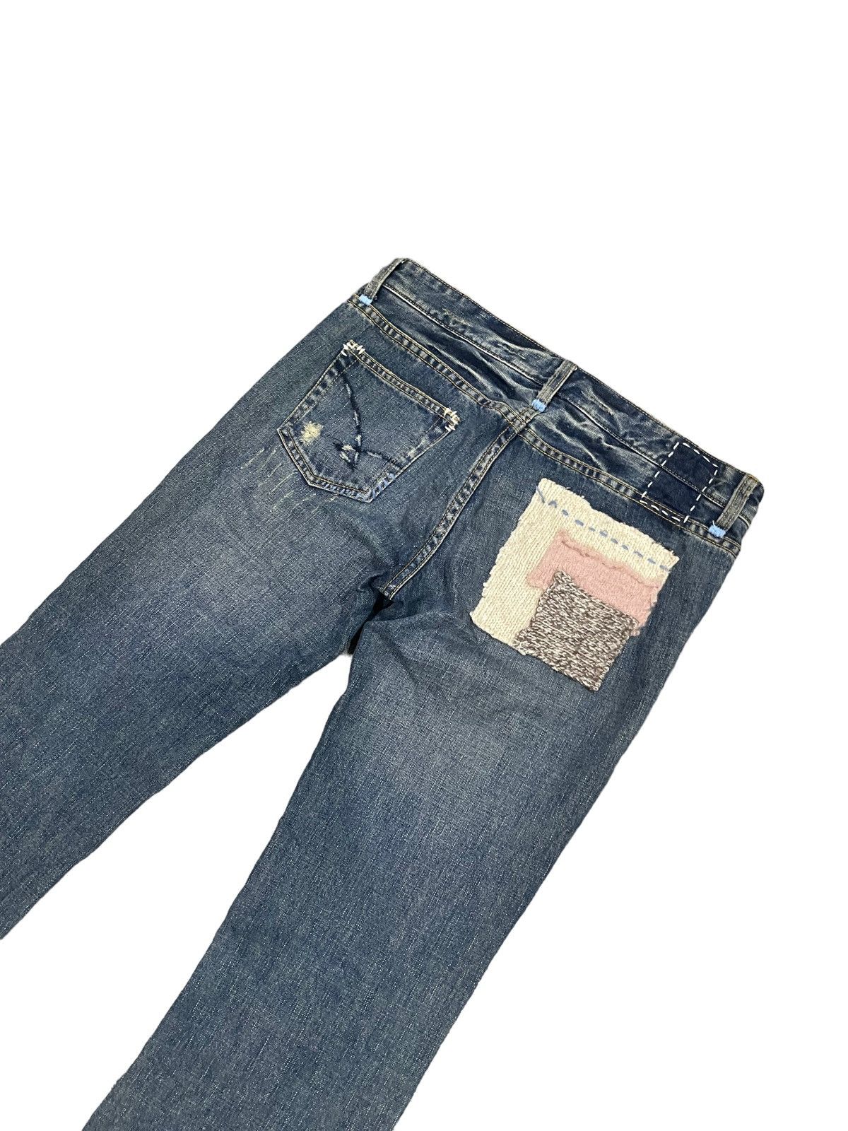 Japanese Brand RARE ! Vintage Flash Report Distressed Style Kapital Design Size US 32 / EU 48 - 9 Thumbnail