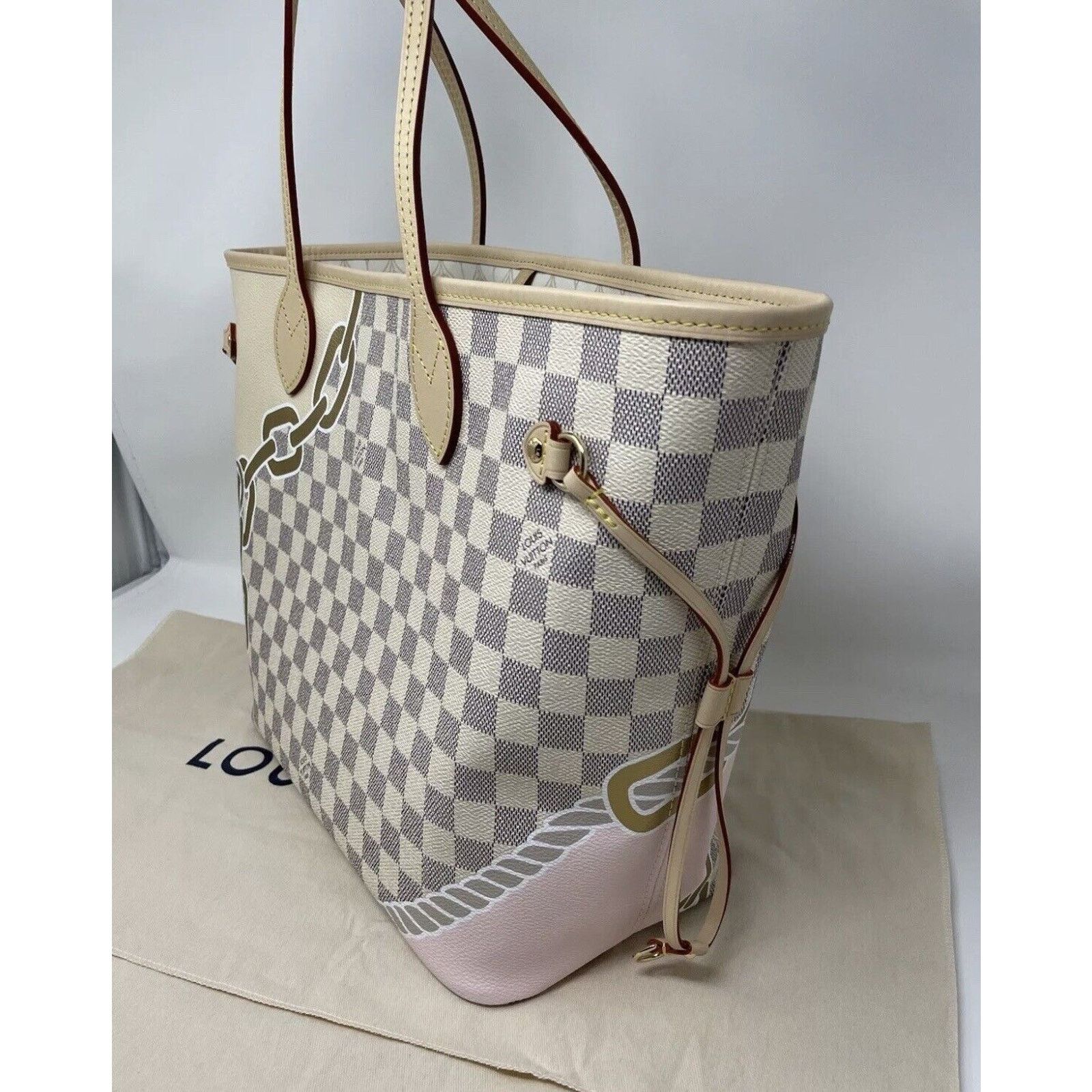 Louis Vuitton Louis Vuitton Nautical Neverfull MM - Limited Edition Size ONE SIZE - 5 Thumbnail
