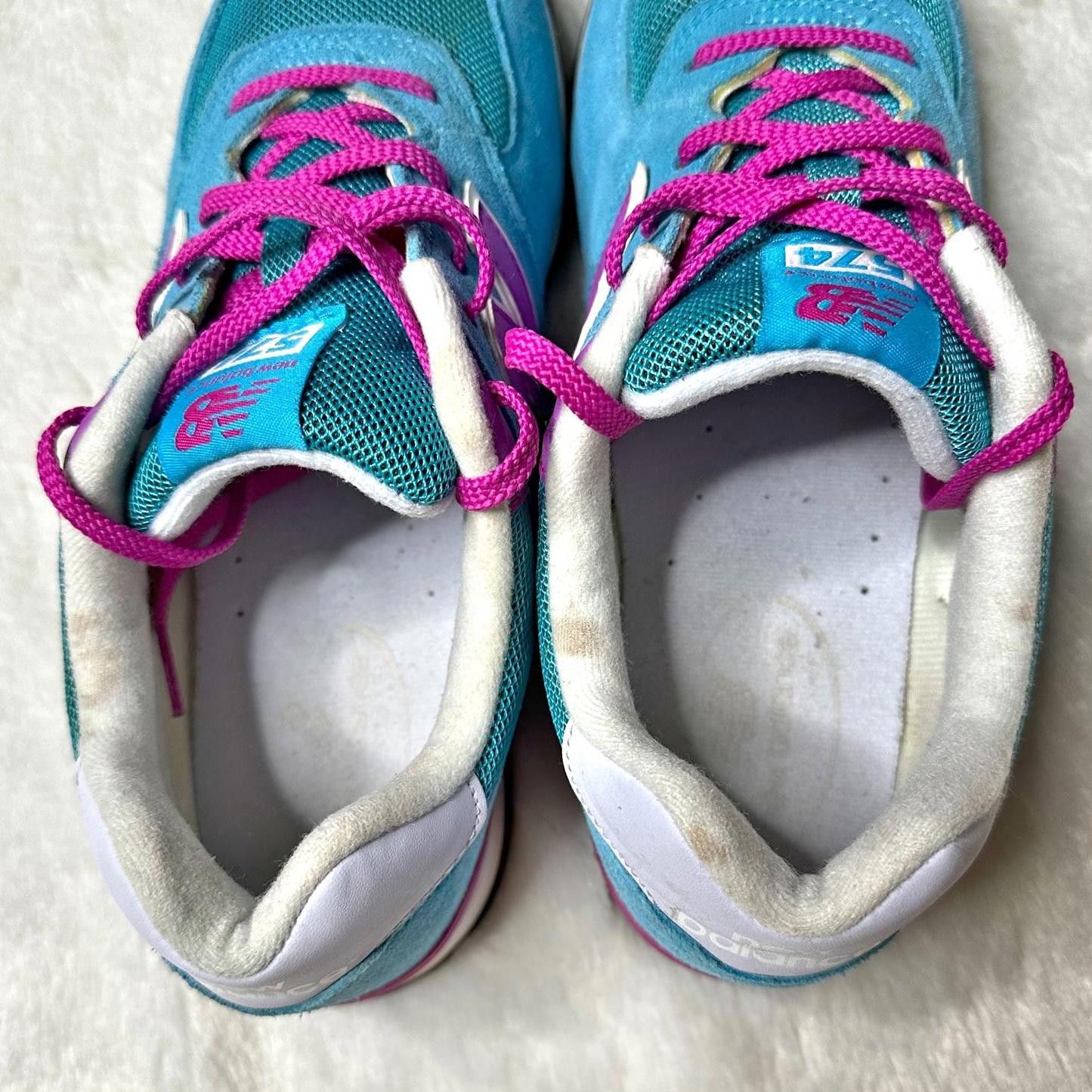 New Balance New Balance 574 V1 Blue Lace Up Sneakers Women’s 7 Athletic Size US 7 / IT 37 - 5 Thumbnail