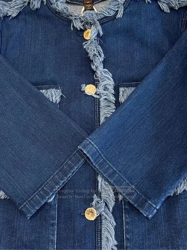 Other Louis Vuitton Fringe Denim Jacket for Women . Size S / US 4 / IT 40 - 7 Thumbnail