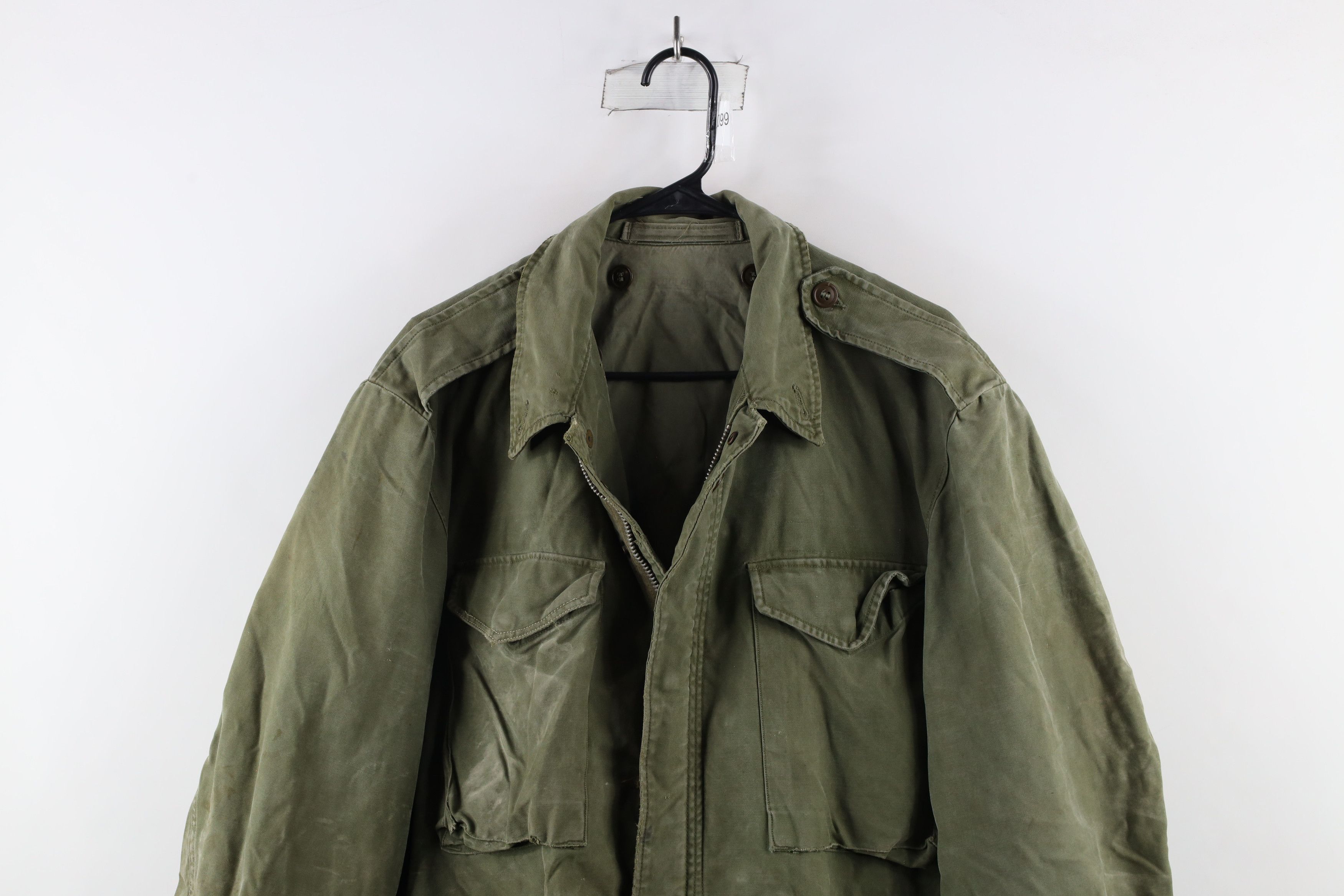Vintage Vintage 50s Korean War M-1951 Field Shell Jacket Green USA Size US M / EU 48-50 / 2 - 2 Thumbnail
