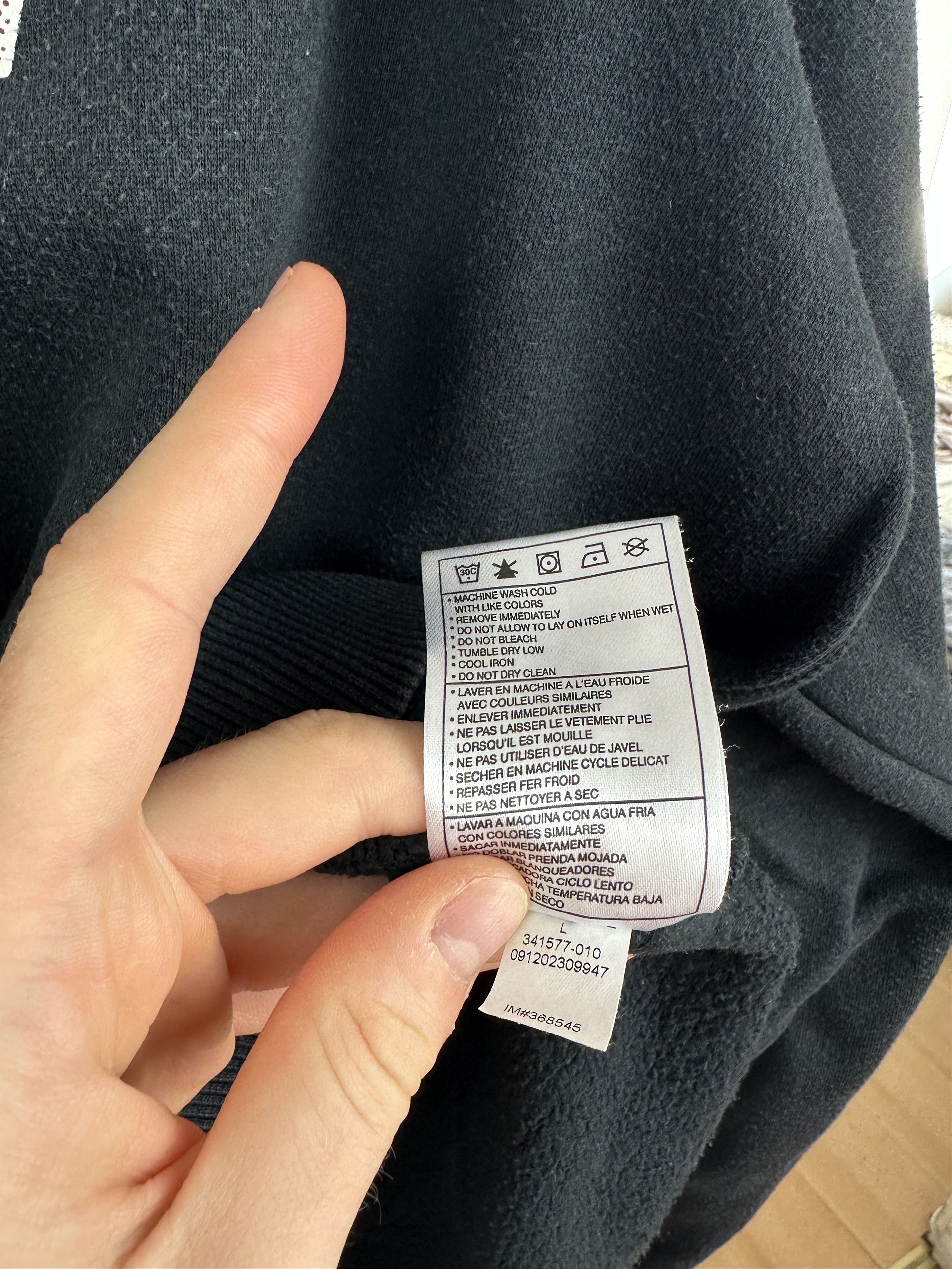Nike × Vintage Vintage Nike Hoodie Jacket Swoosh Rare Hype Y2K Drill Size US L / EU 52-54 / 3 - 14 Thumbnail