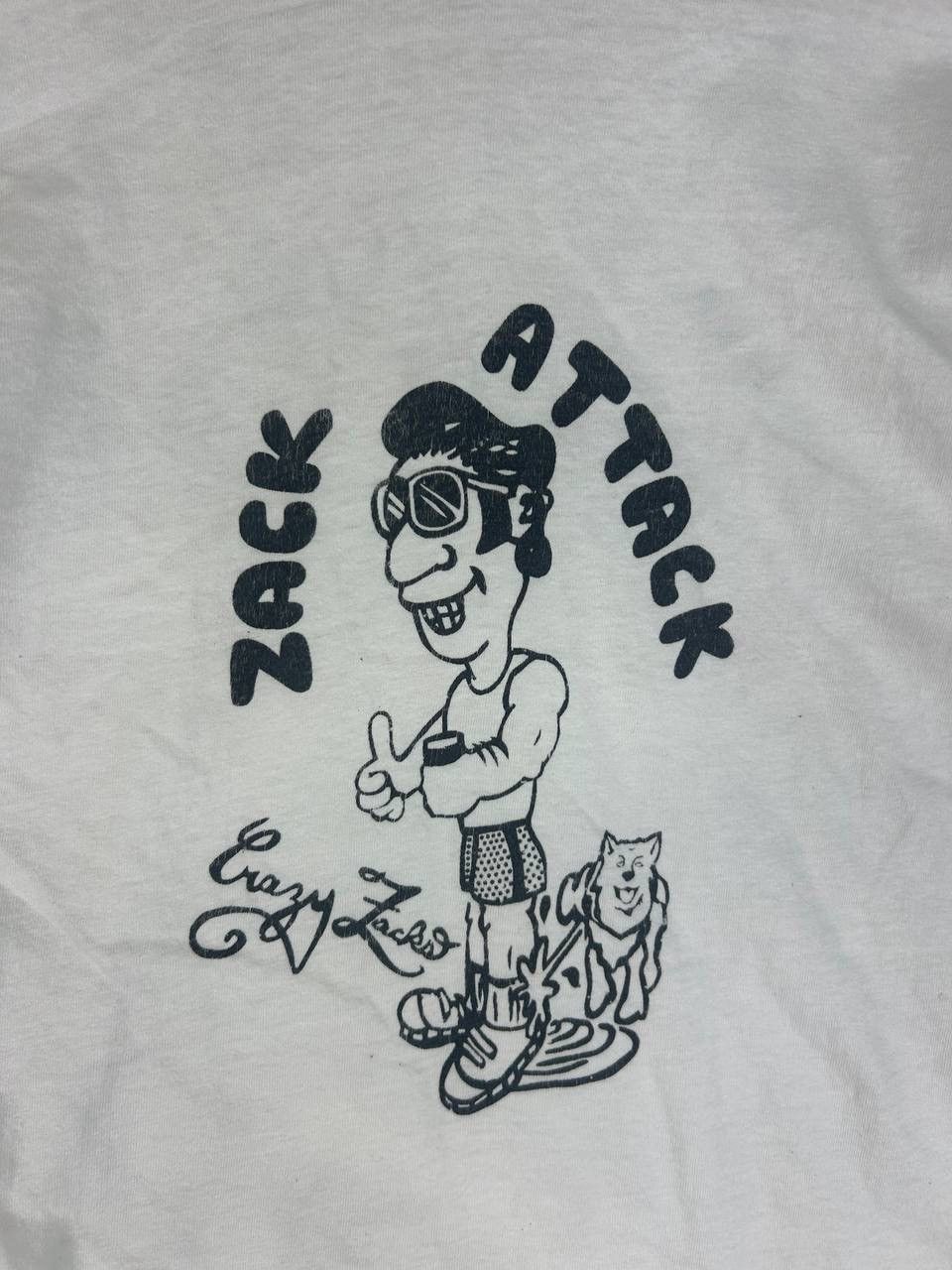 Vintage Vintage 90s Zack Attack T-Shirt | Retro Cartoon Graphic Tee Size US S / EU 44-46 / 1 - 4 Thumbnail