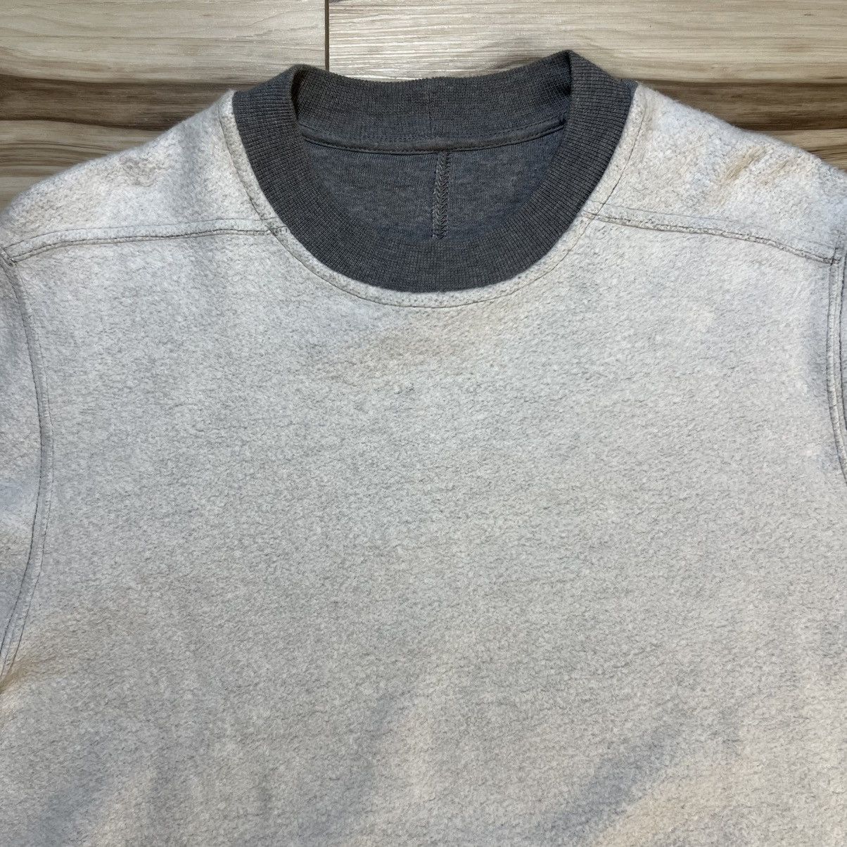 Rick Owens Drkshdw Rick Owens Reverse Melange Granbury Crewneck Sweatshirt Size US L / EU 52-54 / 3 - 4 Thumbnail
