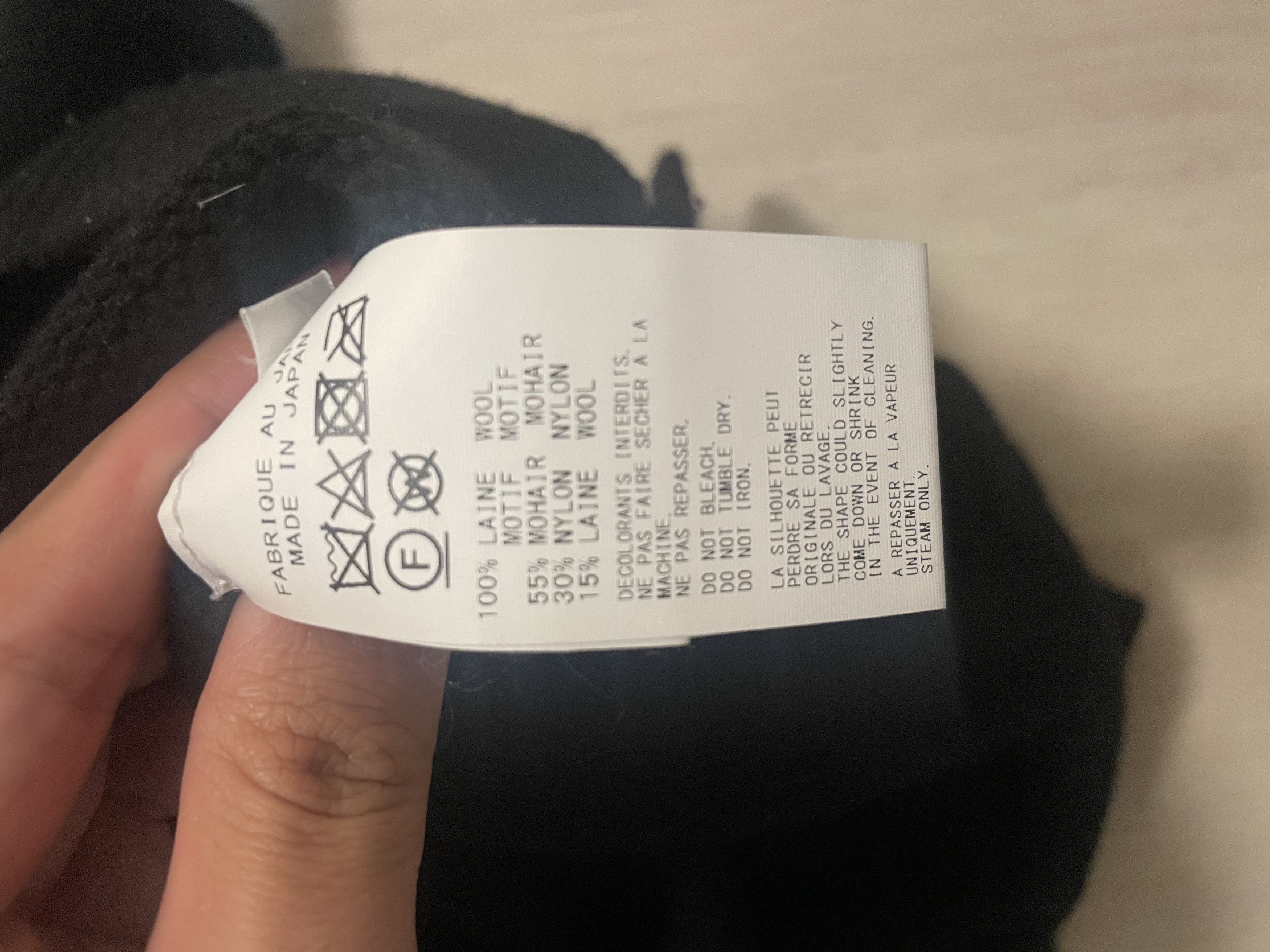Yohji Yamamoto Black 7G Flower Sweater Size US L / EU 52-54 / 3 - 11 Thumbnail