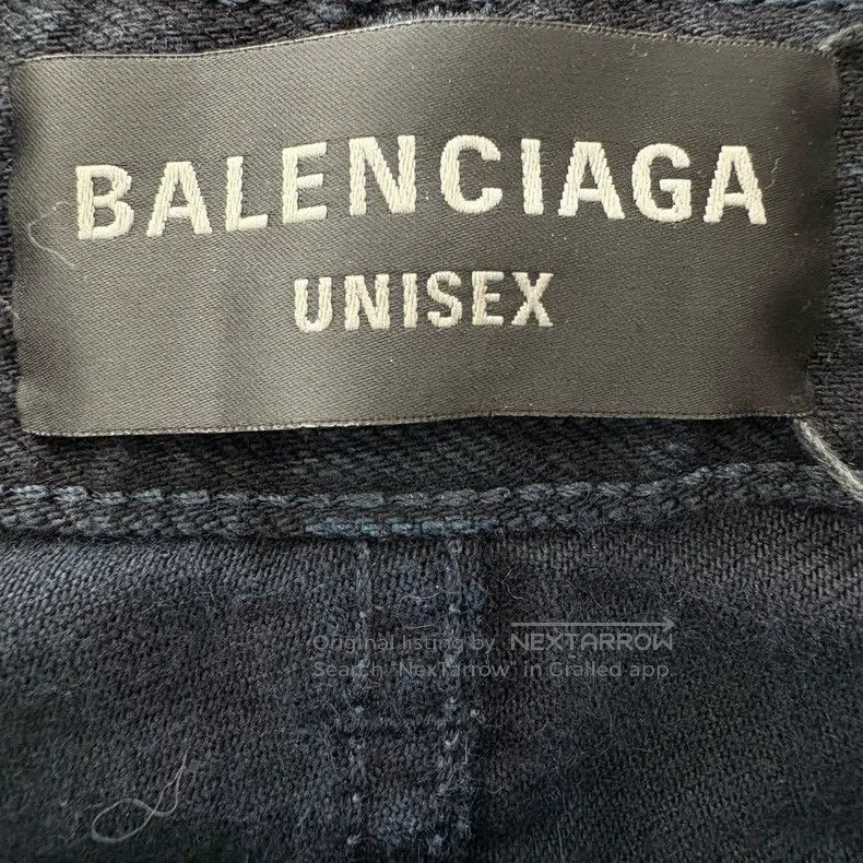 Balenciaga Balenciaga size XS Patchwork Tie-Dye Mid-Rise Zip-Up Strai Size US 27 - 3 Thumbnail