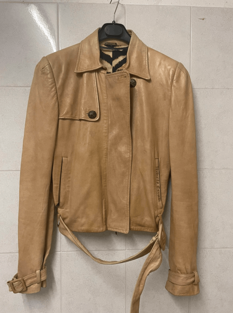 Roberto Cavalli × Vintage Roberto Cavalli Jacket Trench Leather Suede Coat Vintage Size M / US 6-8 / IT 42-44 - 1 Thumbnail