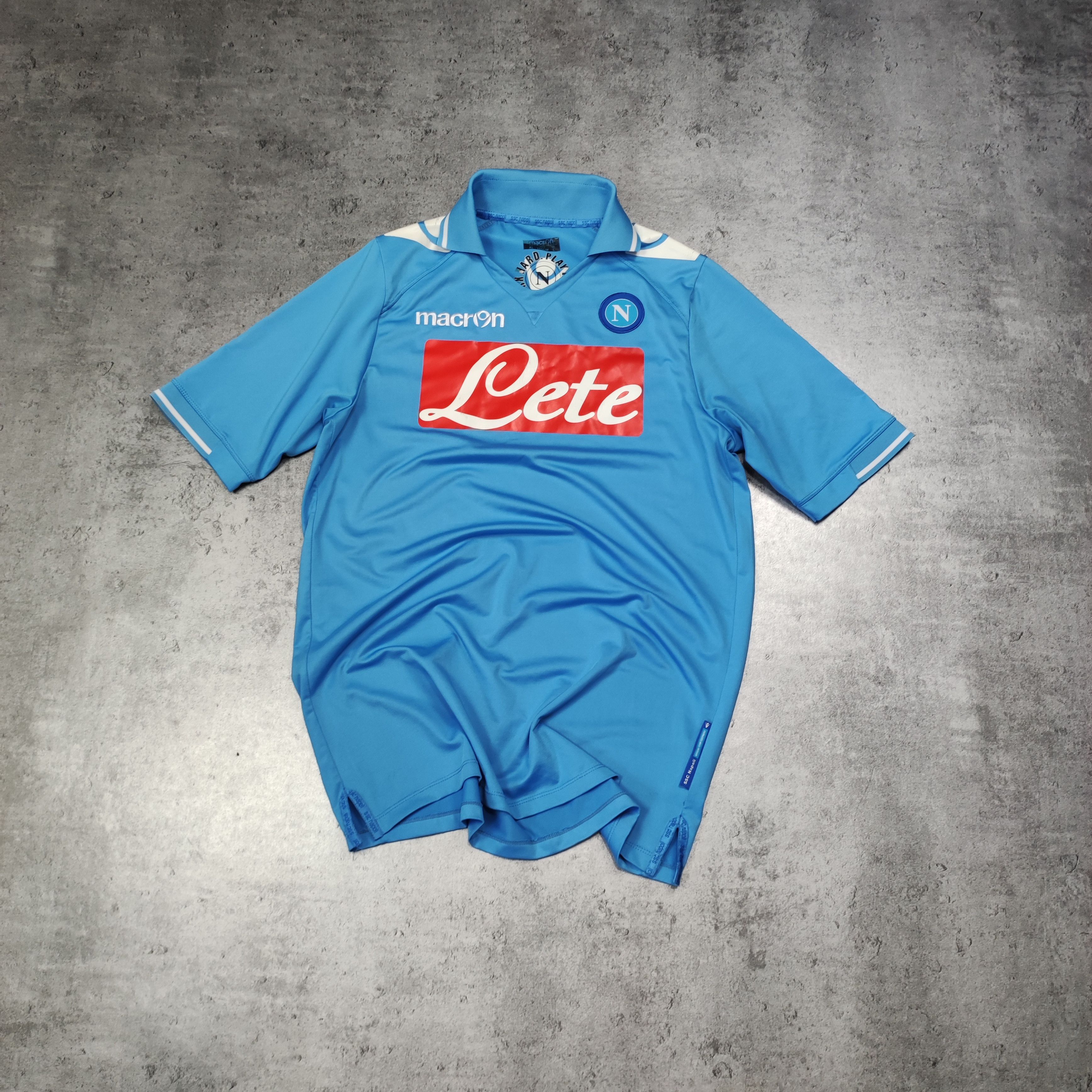 image of Vintage 2011 Napoli Fc Home Football Soccer Jersey in Blue, Men's (Size XL)