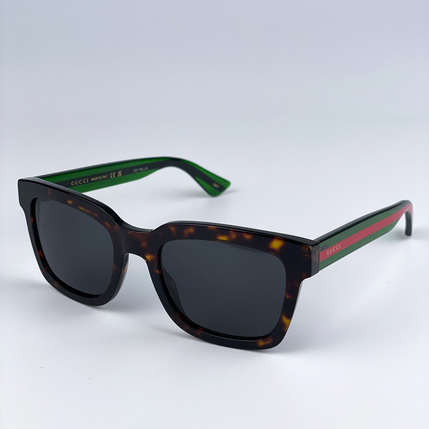 Gucci NEW GUCCI GG0001SN 003 Grey Square Unisex Sunglasses Size ONE SIZE - 3 Thumbnail