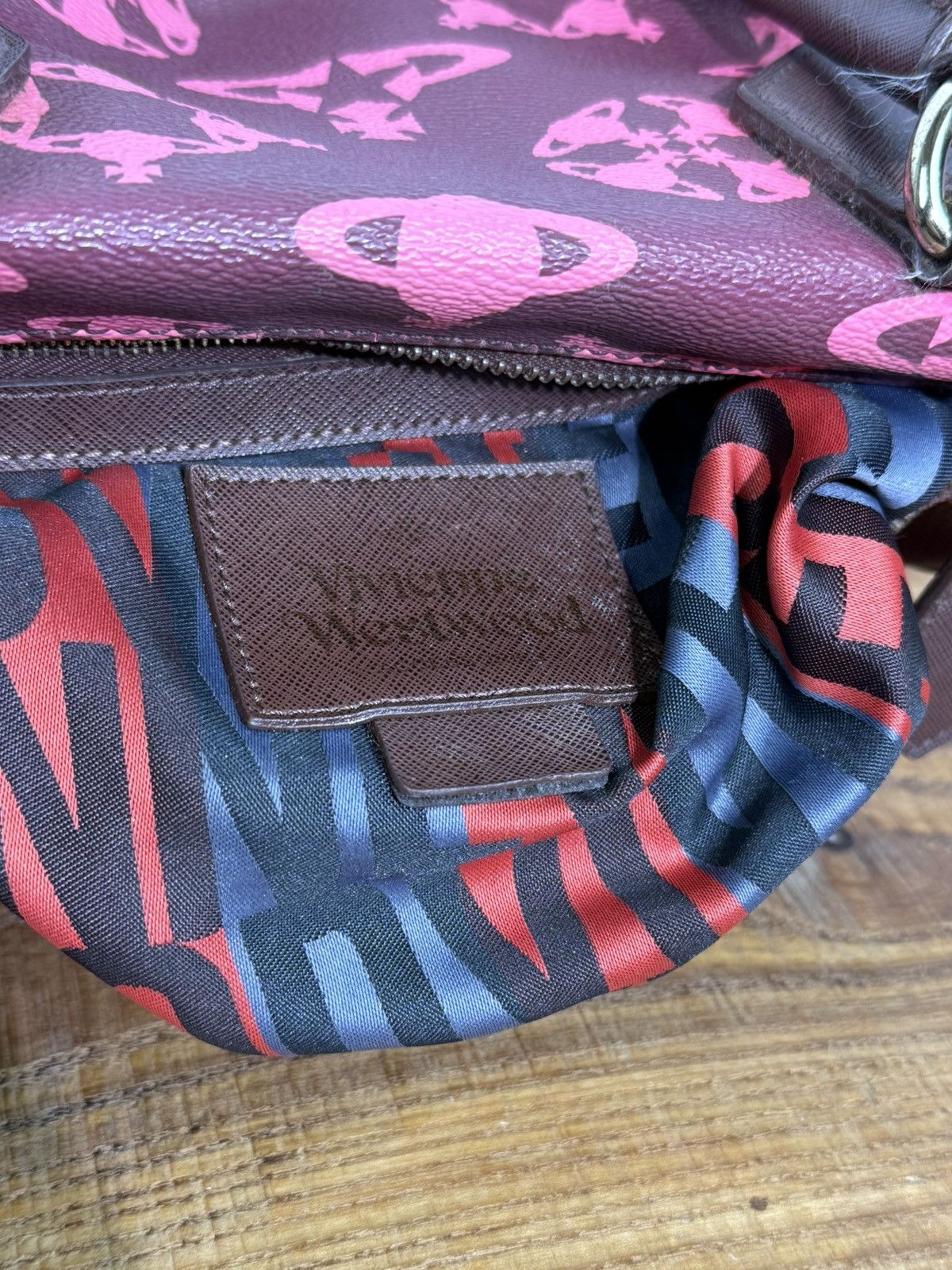 Vivienne Westwood Vivienne Westwood Orb Logo Allover Mini Handle Bag Size ONE SIZE - 12 Thumbnail