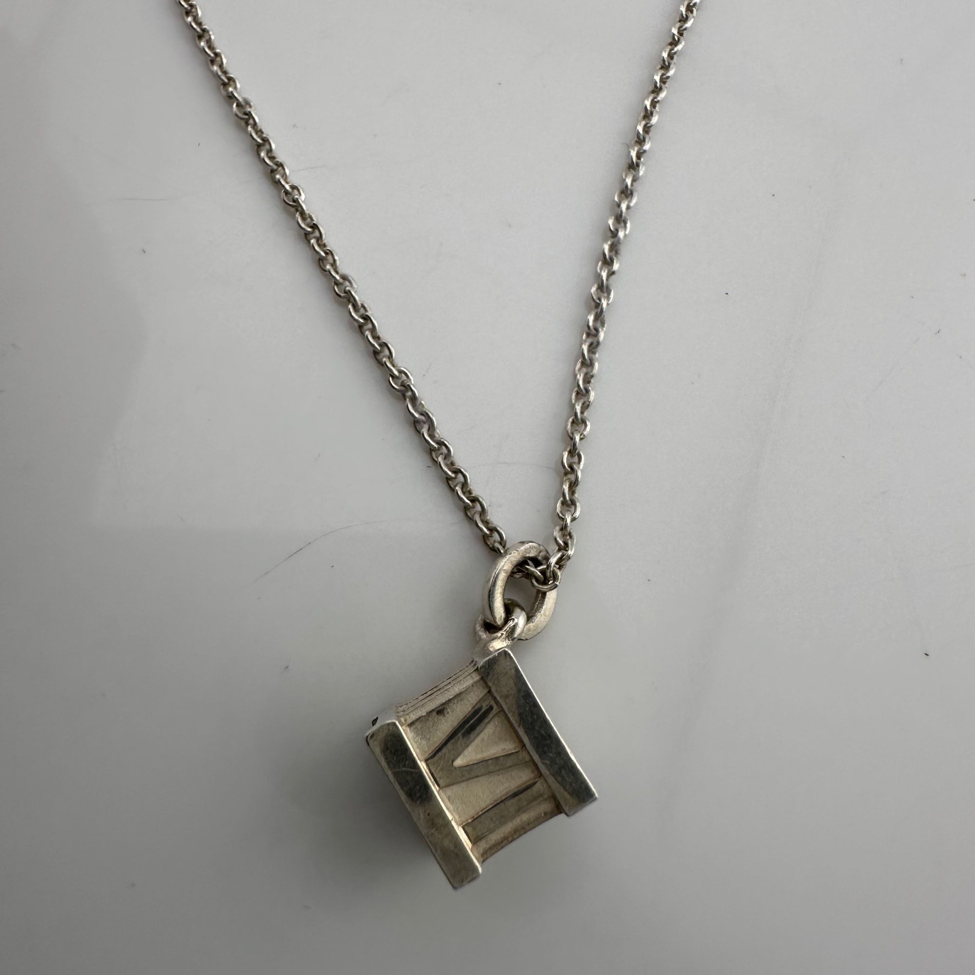 Other Tiffany and Co Atlas Cube Necklace Sterling Silver Size ONE SIZE - 12 Thumbnail