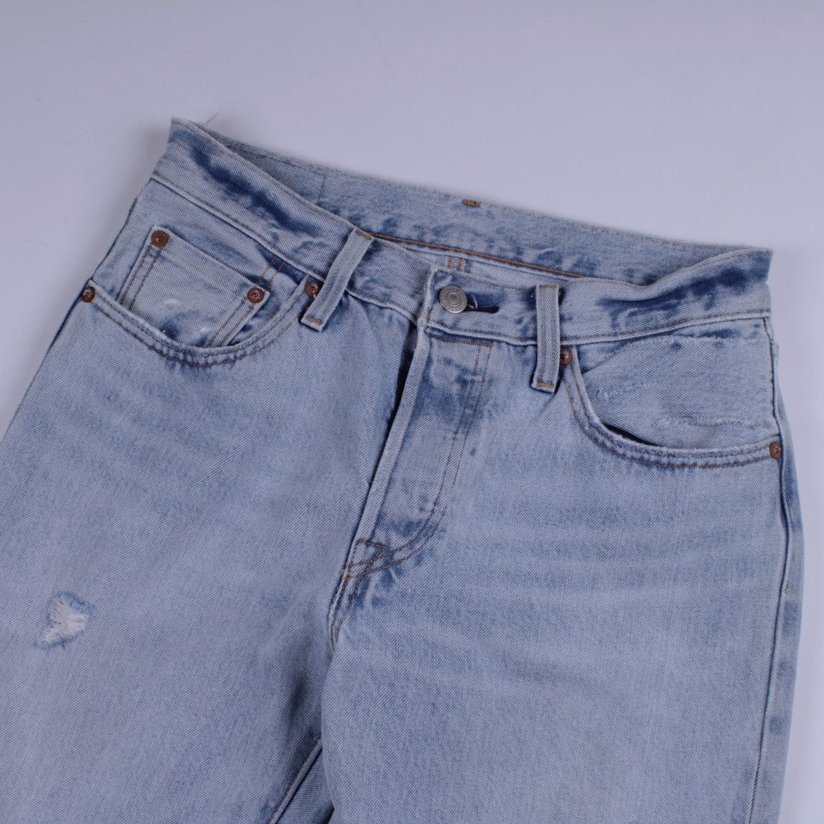 Levi's Women's Levi's 501 Selvedge Regular Straight Cropped Jeans Size 26" / US 2 / IT 38 - 8 Thumbnail