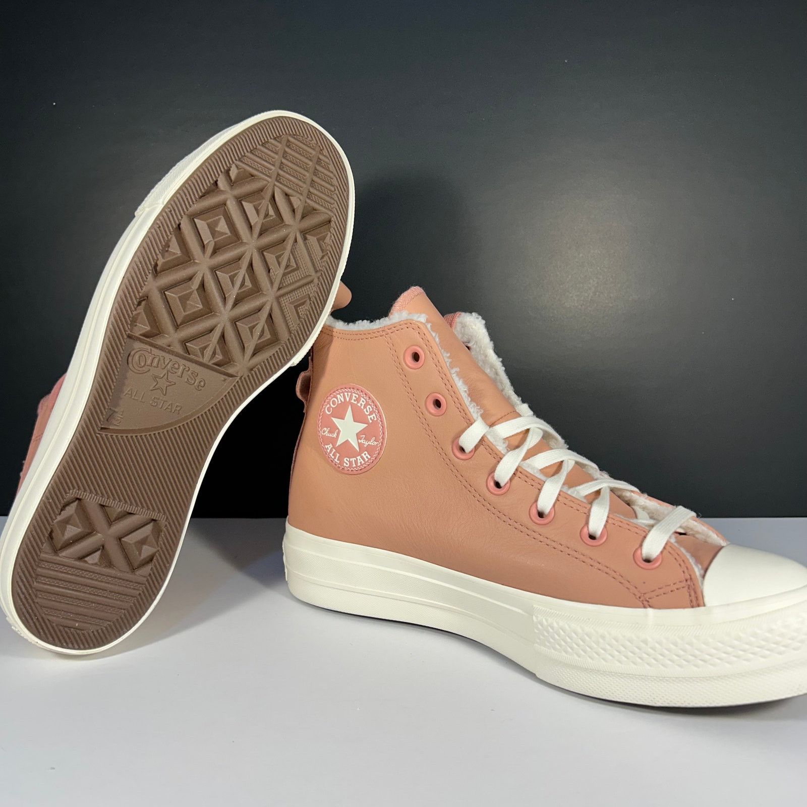 Converse Converse CTAS Lift Hi Rust Pink/Egret Women Size 9.5 A04256C Size US 9.5 / IT 39.5 - 7 Thumbnail