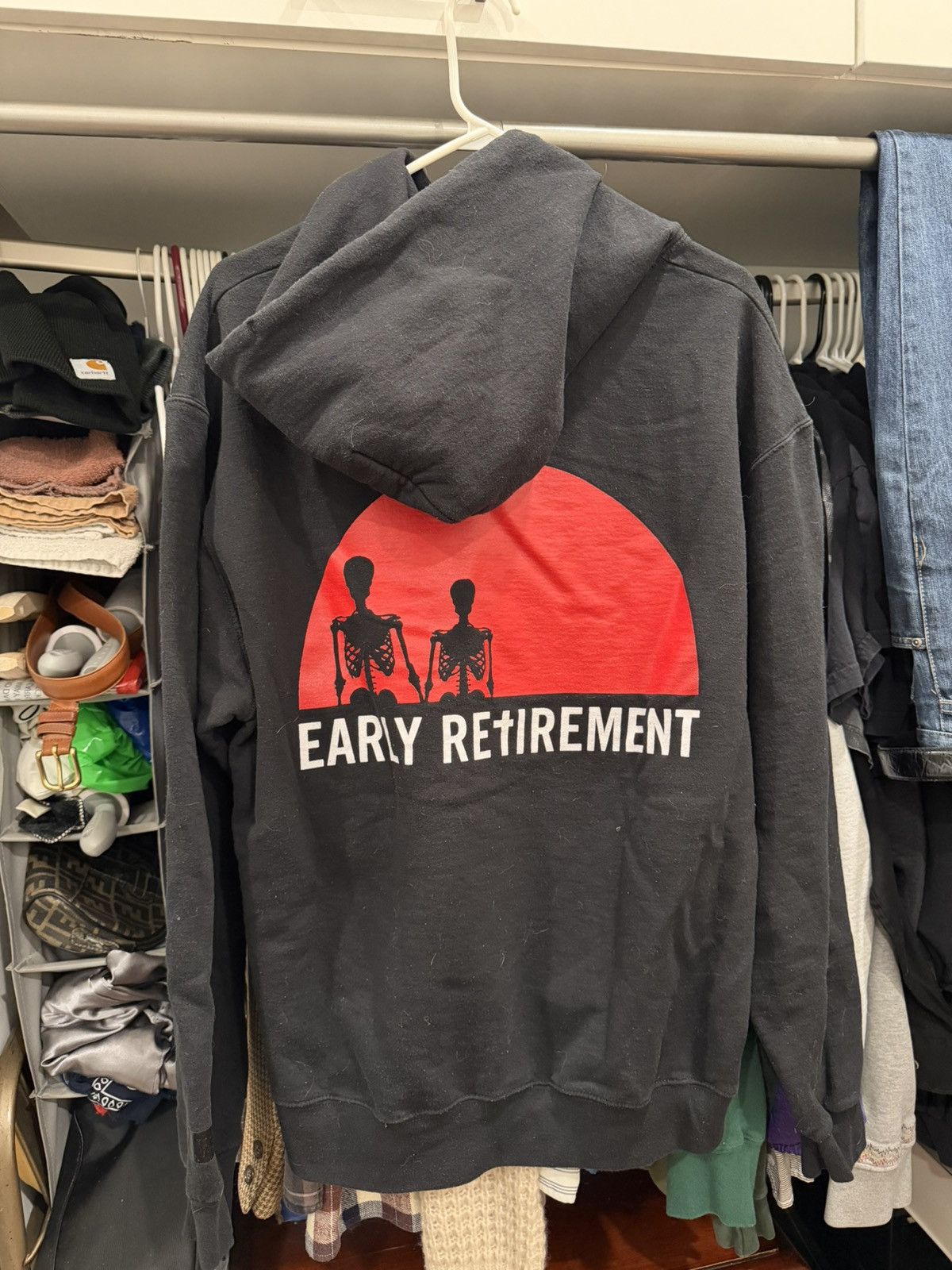 Rta R+A / RTA “Early Retirement” Pullover Black Hoodie Size US L / EU 52-54 / 3 - 1 Thumbnail
