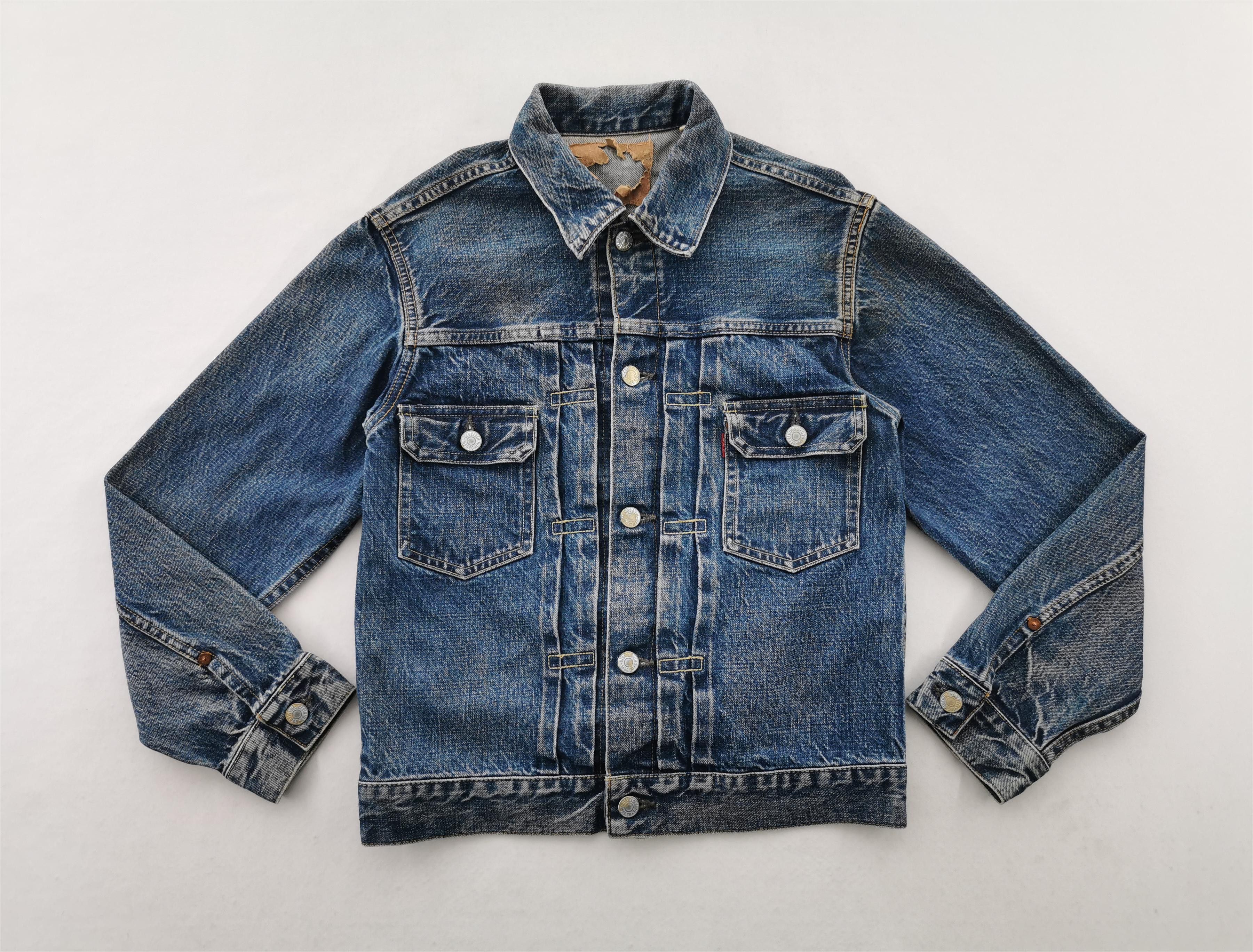 UES Clothing Vintage 90's UES Selvedge Denim Jeans Jacket Size S Size US S / EU 44-46 / 1 - 3 Thumbnail